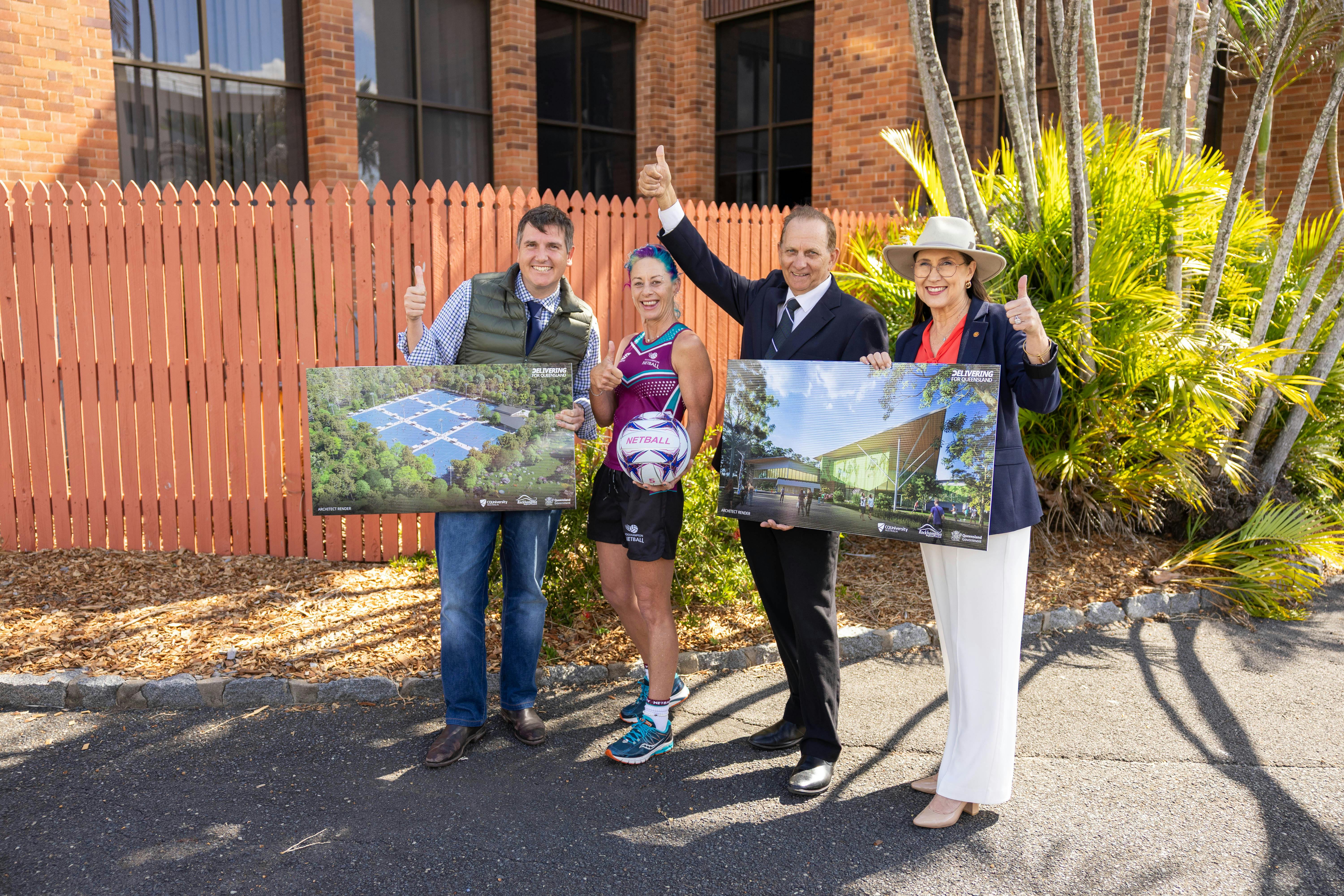 Member for Keppel, Rockhampton Netball, Mayor Williams, Member for Rockhampton