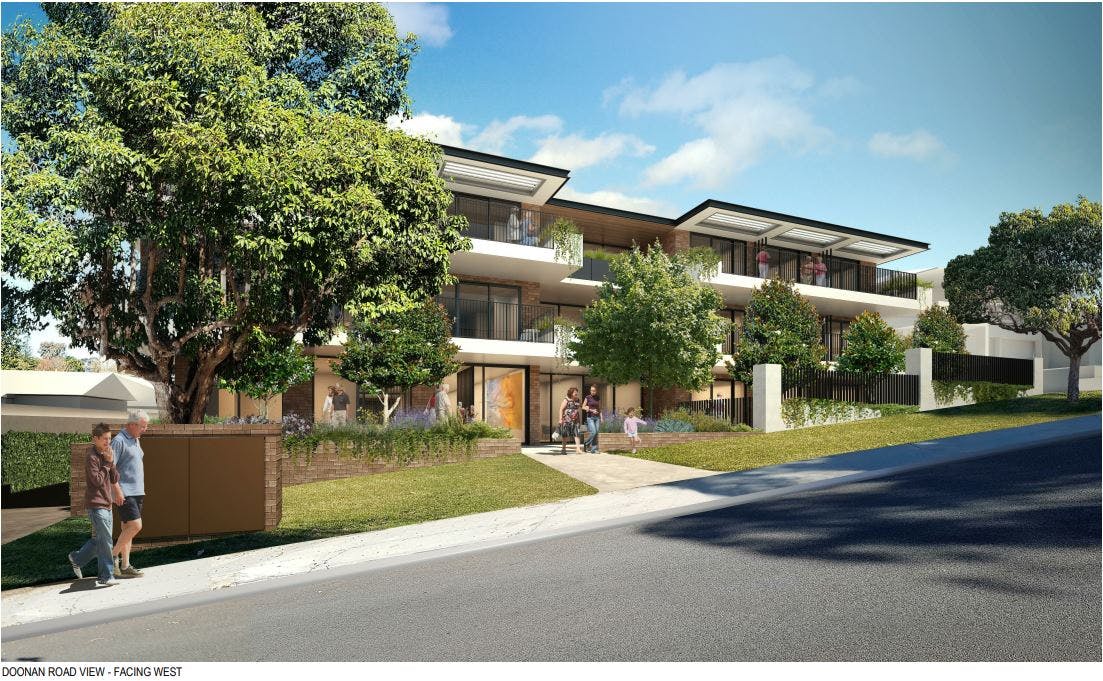 Doonan Road View - Facing West - Residential Aged Care Facility