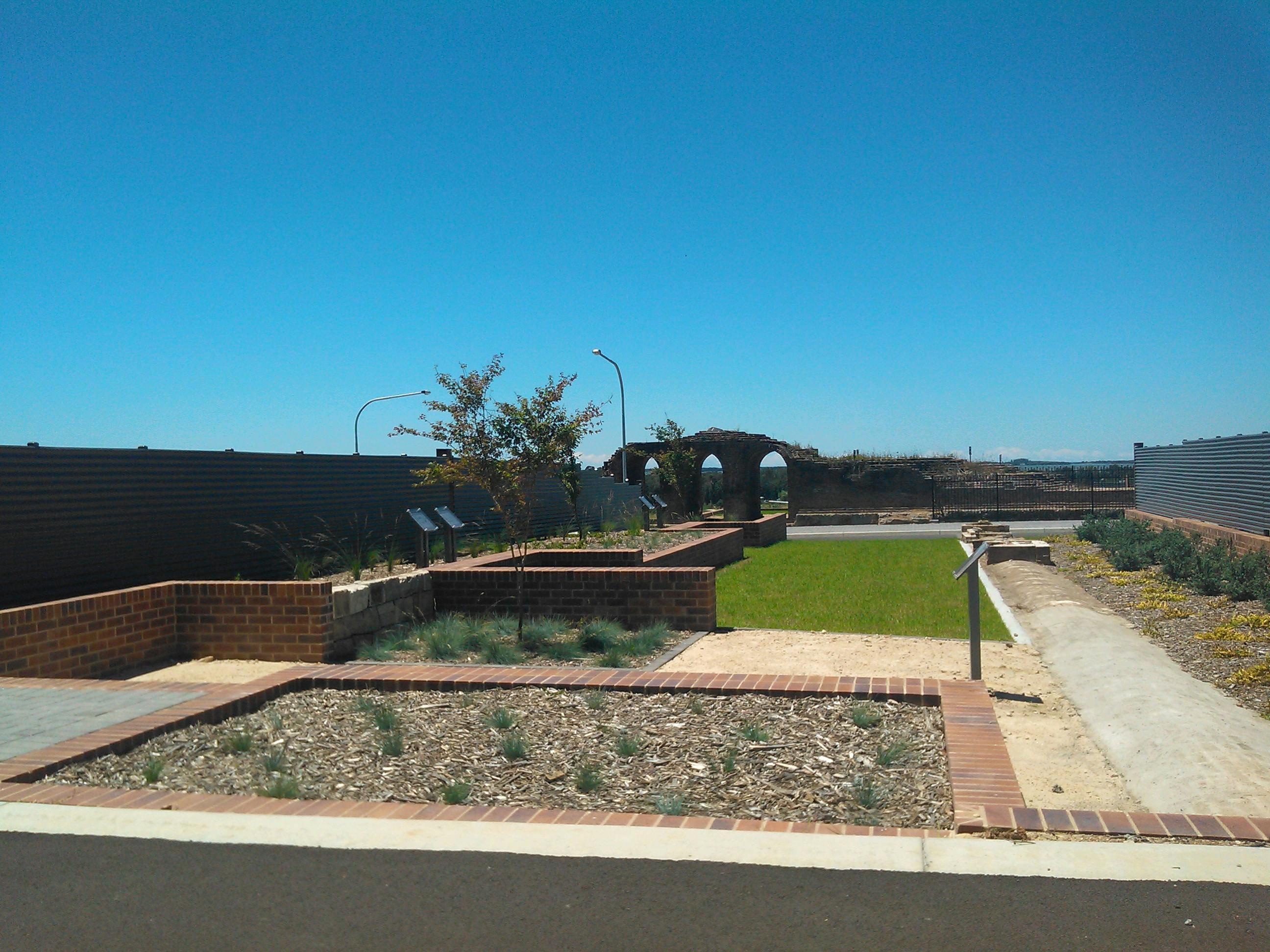 Interpretive signage at the former Dapto Smelter site, Brooks Terrace