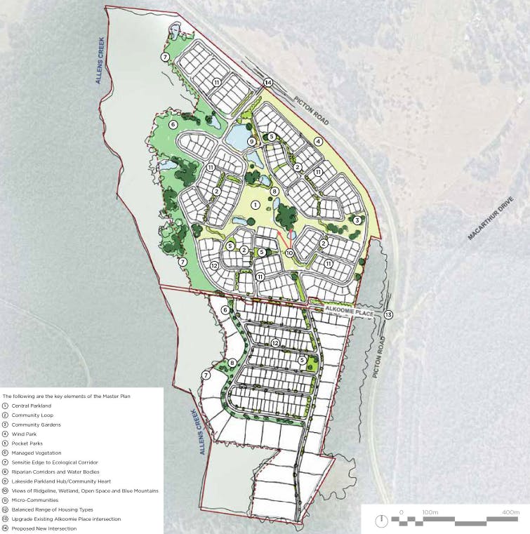 Diagram of Lots - Alkoomie Place Wilton