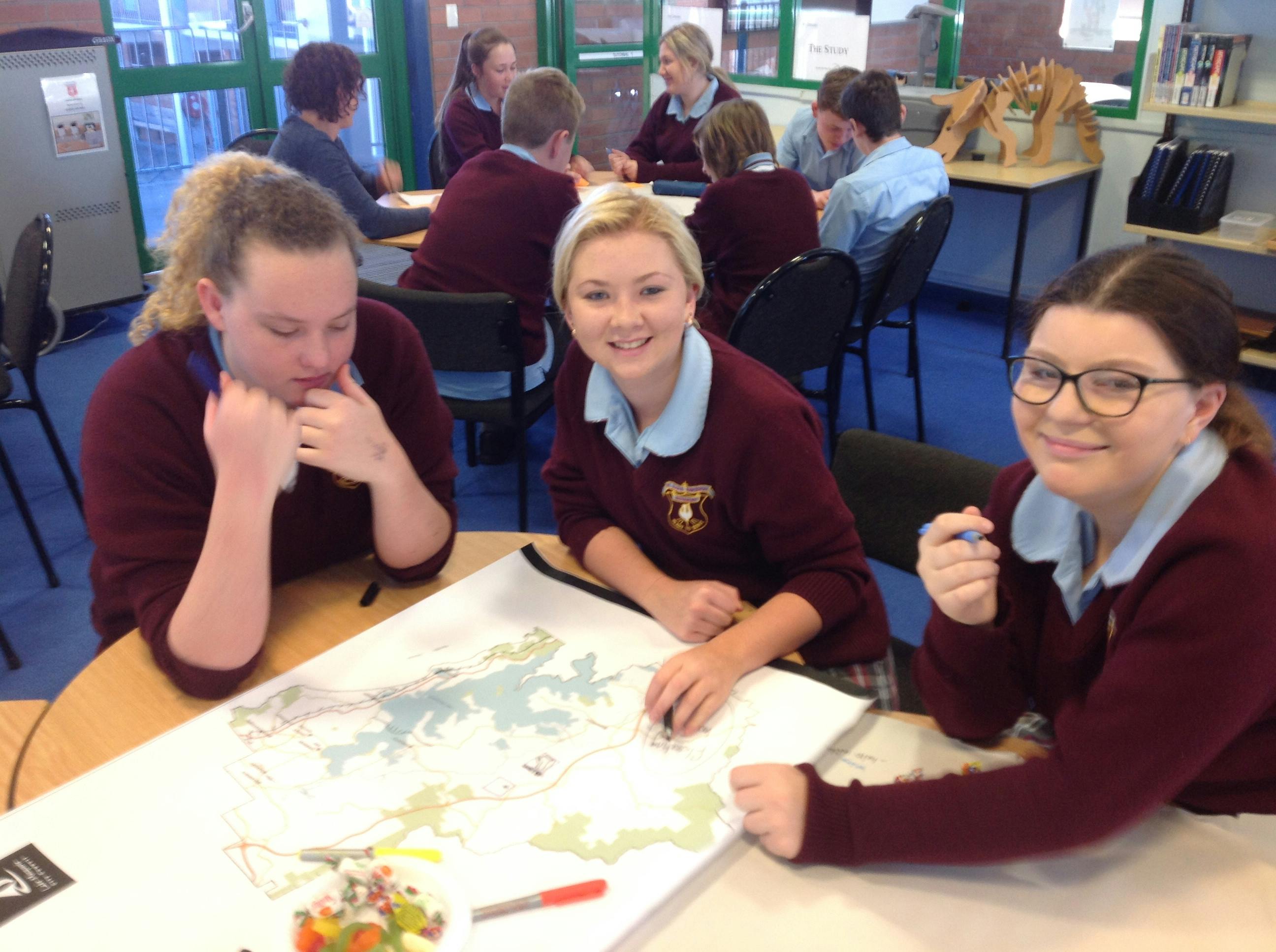St Mary's High School students map their big ideas
