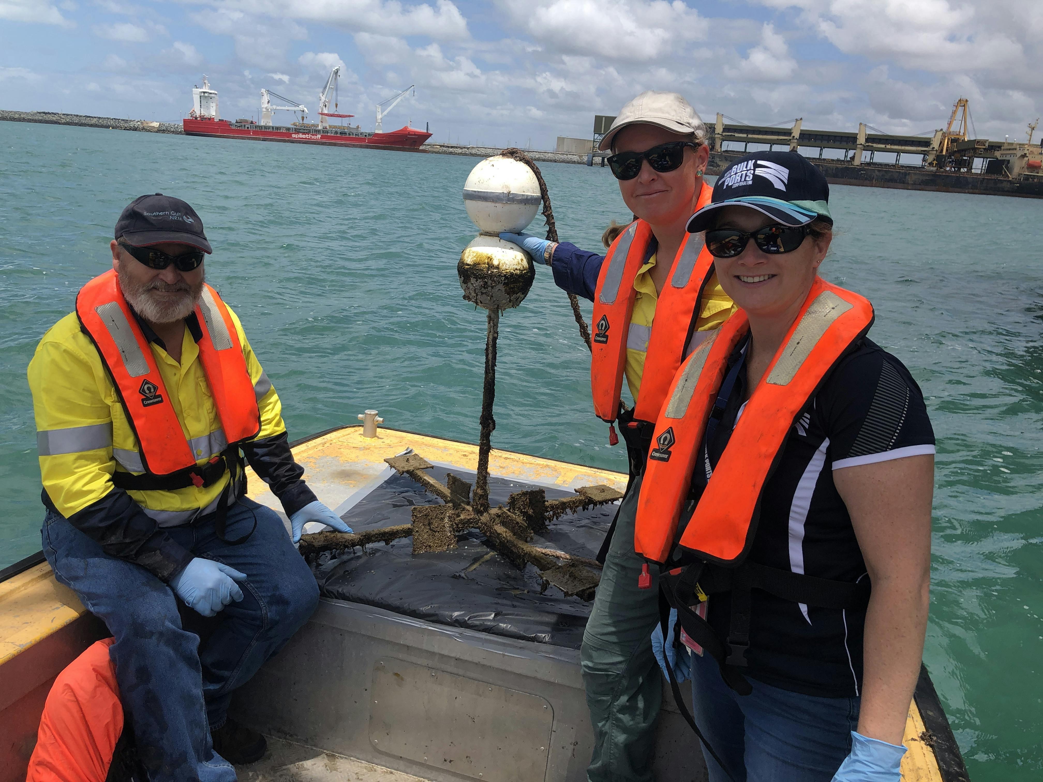 Queensland Port Authorities and Queensland Department of Agriculture and Fisheries, joint winners of the 2021 Industry Award