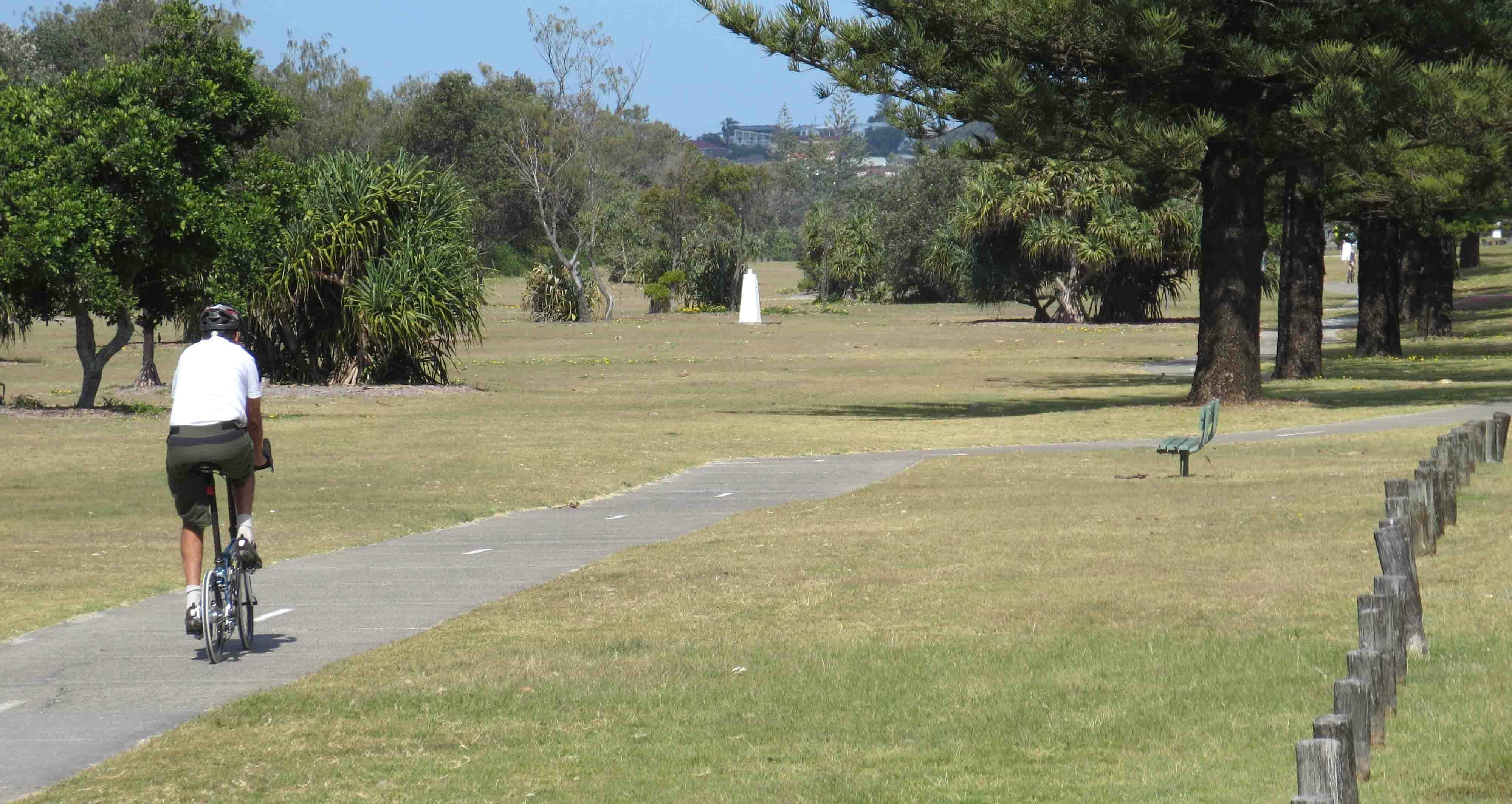 The foreshore bicycle and pedestrian path at Kingscliff. How we spend out recreational time is a vital part of a community's culture.