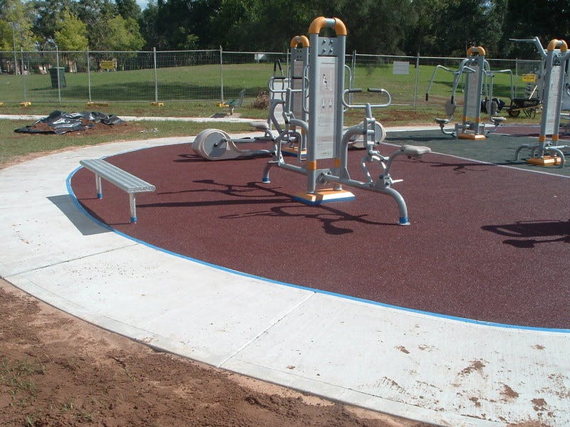 Example of an outdoor gym in the Liverpool Council area