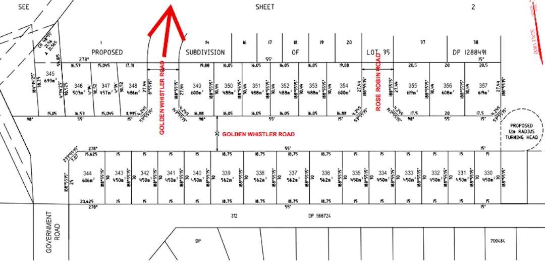 Streets and houses in Cessnock