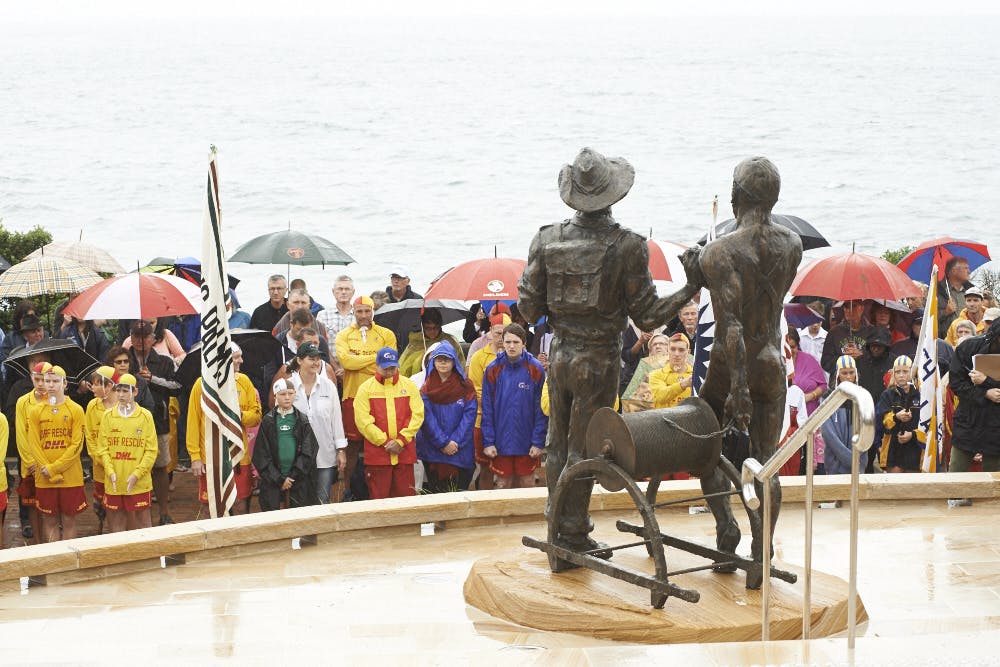 Fallen Lifesavers Memorial official opening 27 April 2014