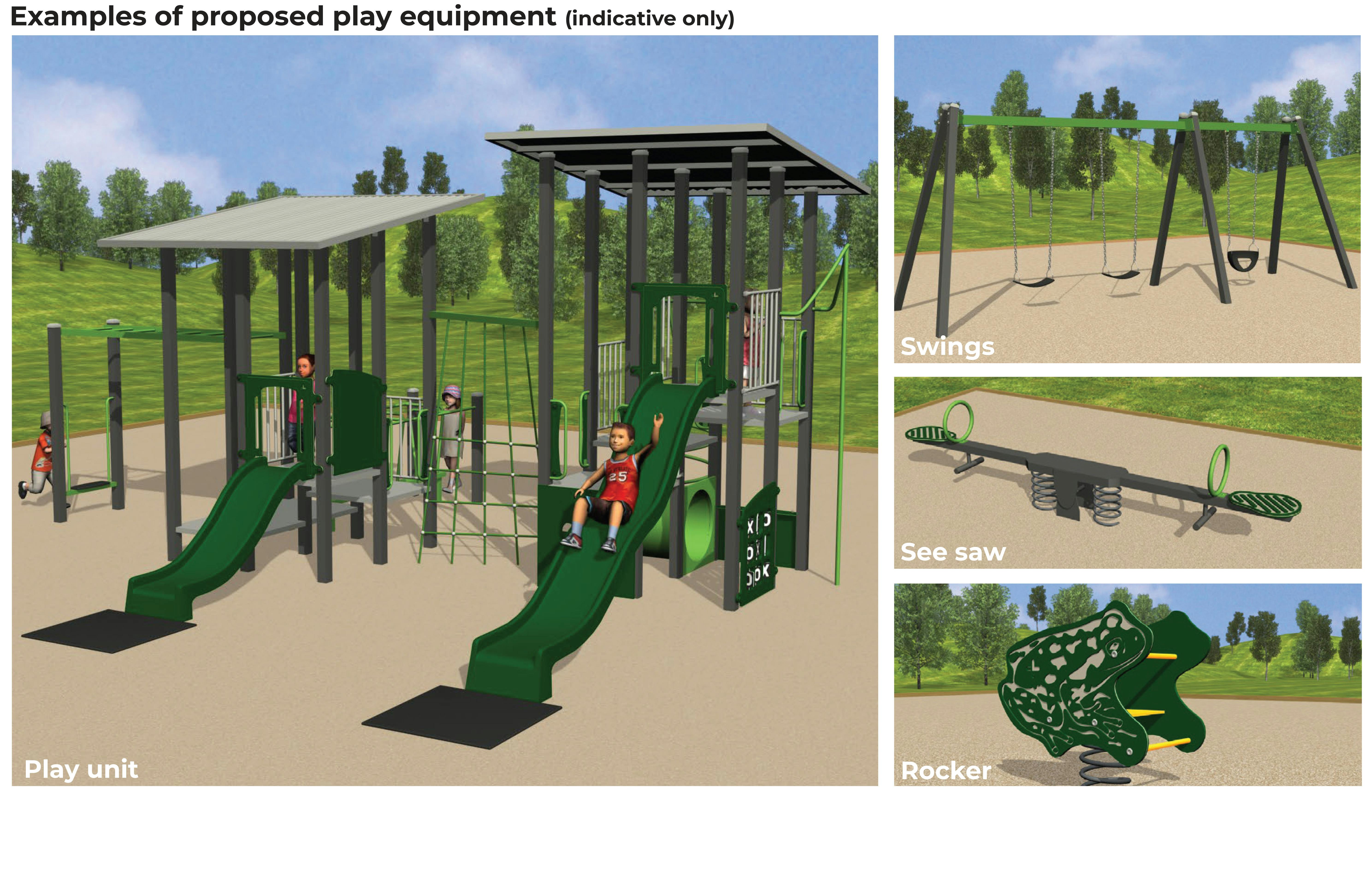 Greenfield Court Reserve - Proposed Play Equipment