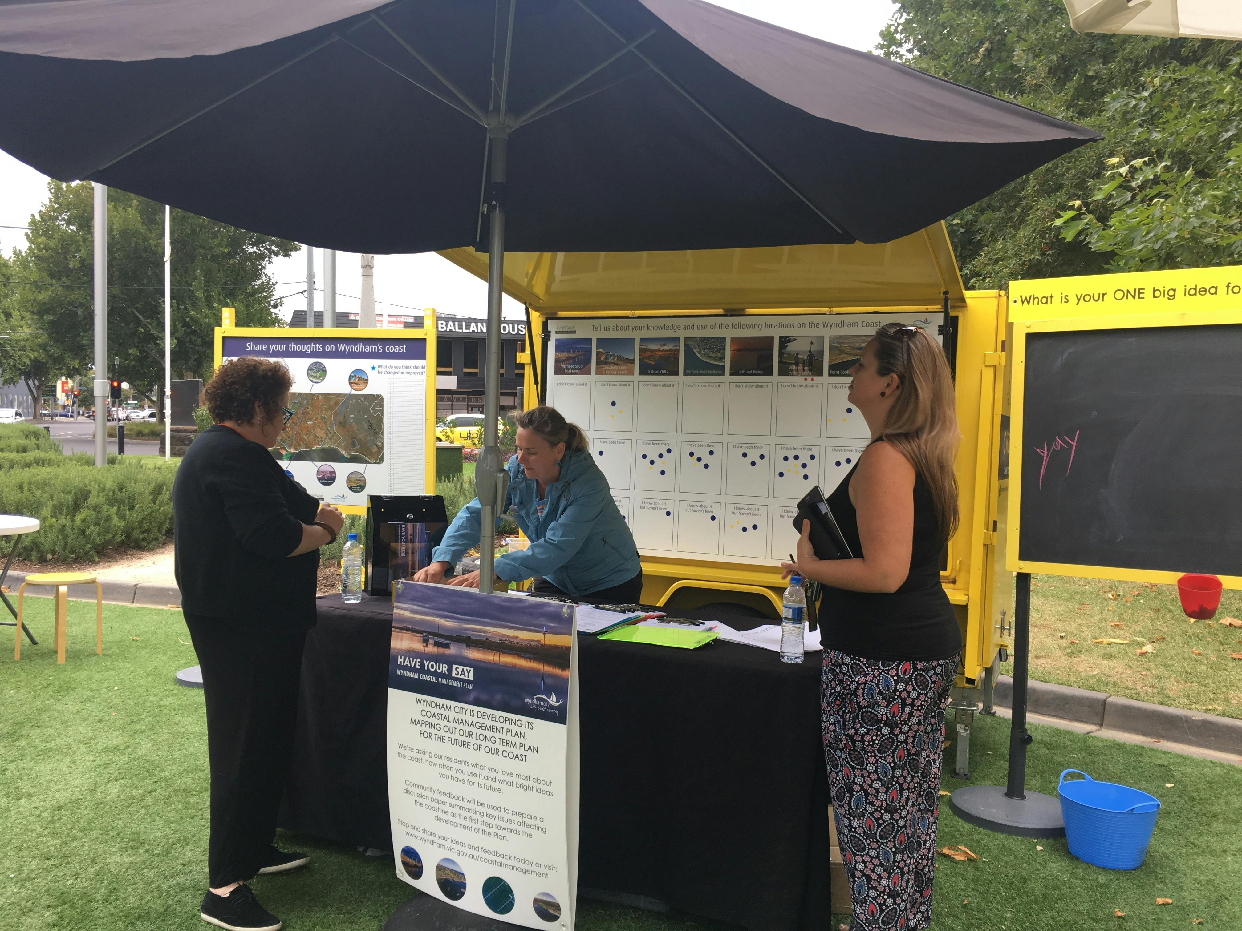 Pop-up session at Werribee City Centre 