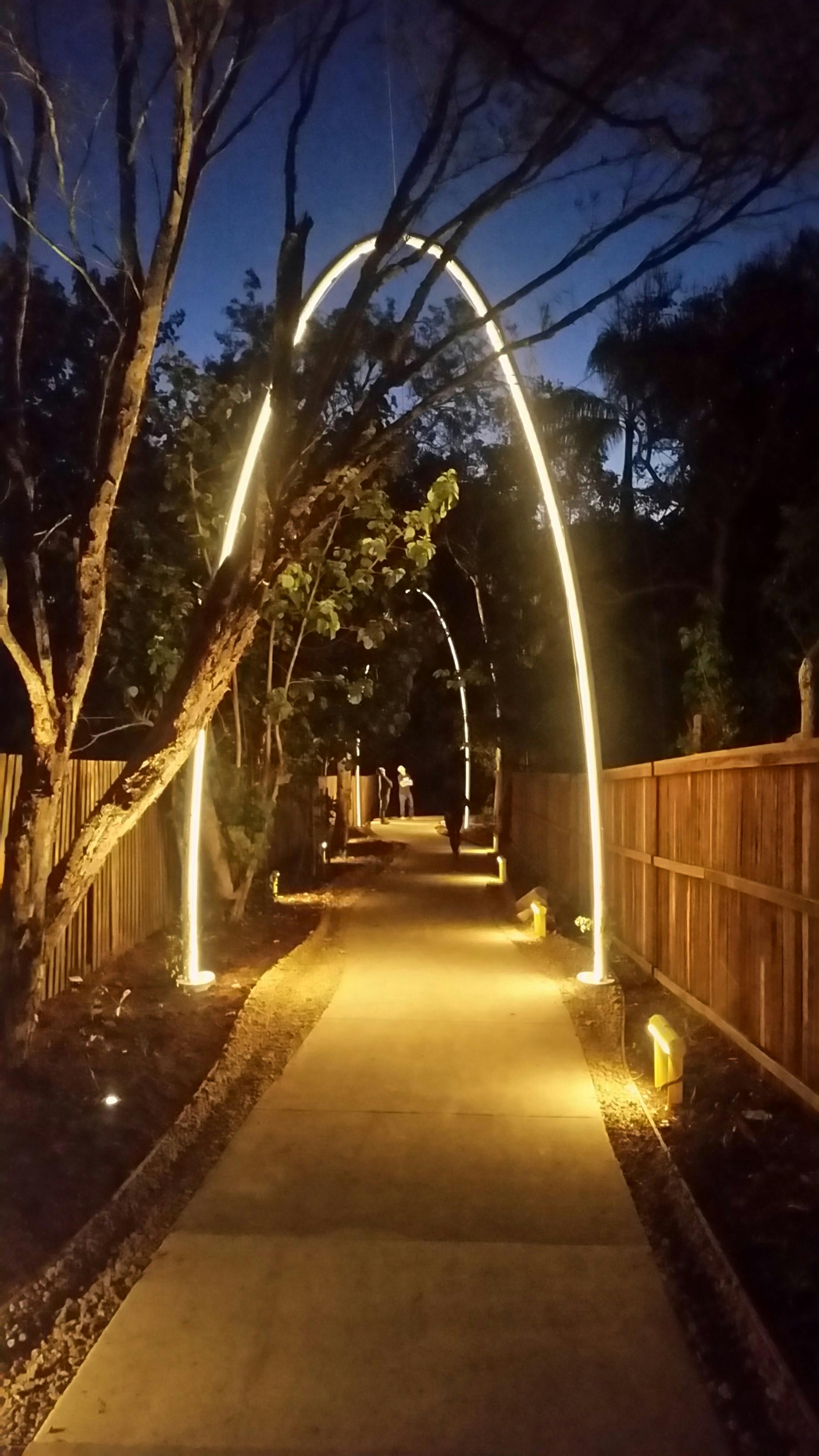 Rufous St Laneway with new lights