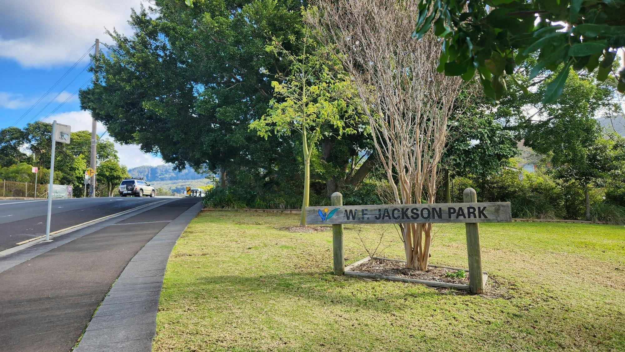 JW Jackson Park looking south-west