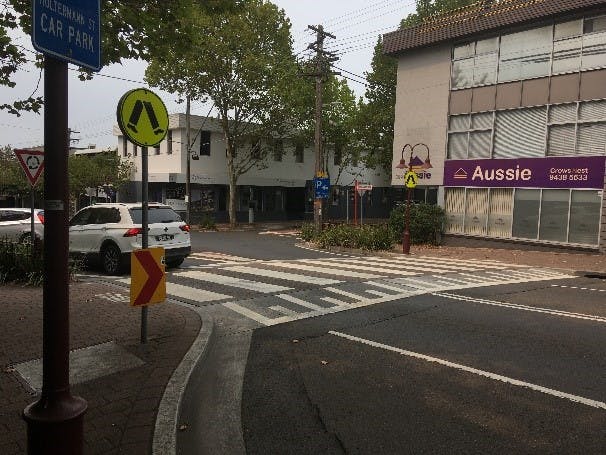 Raised Pedestrian Crossing Example