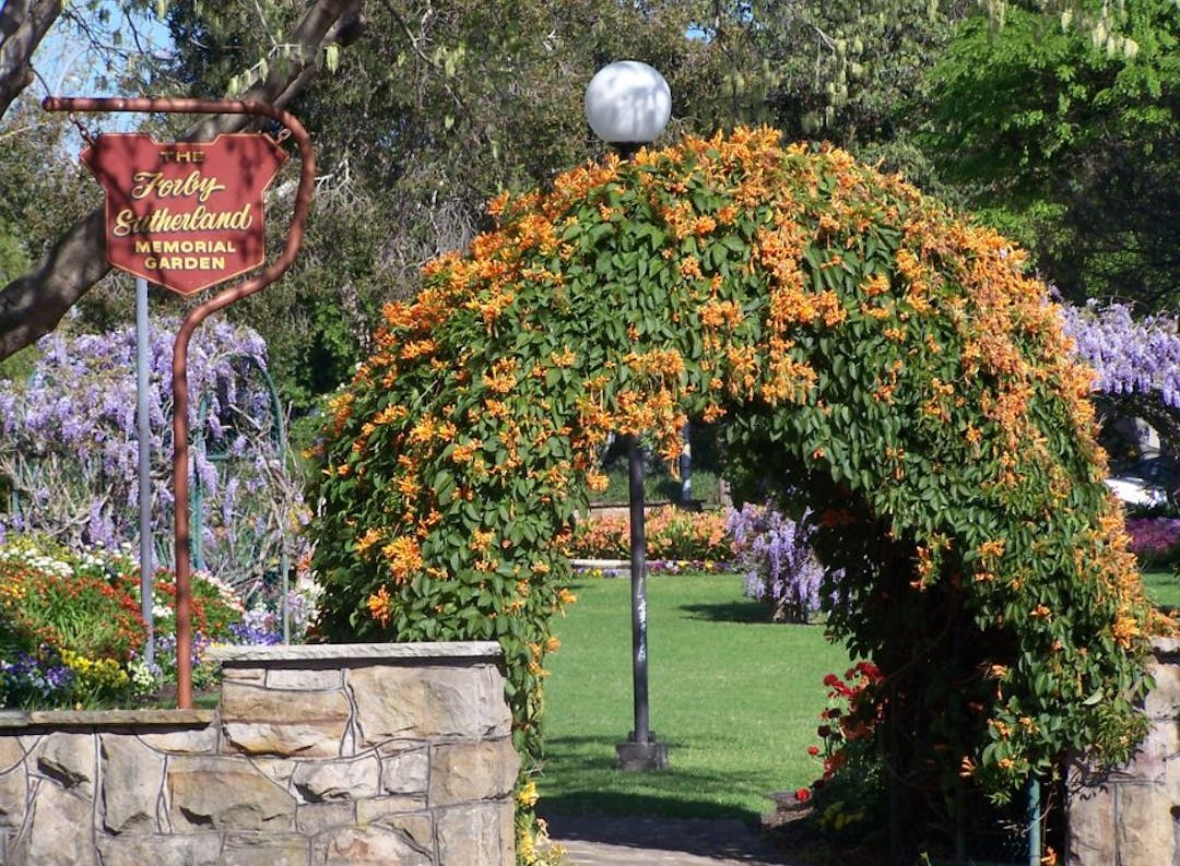 A photo of an archway at Forby Sutherland Gardens