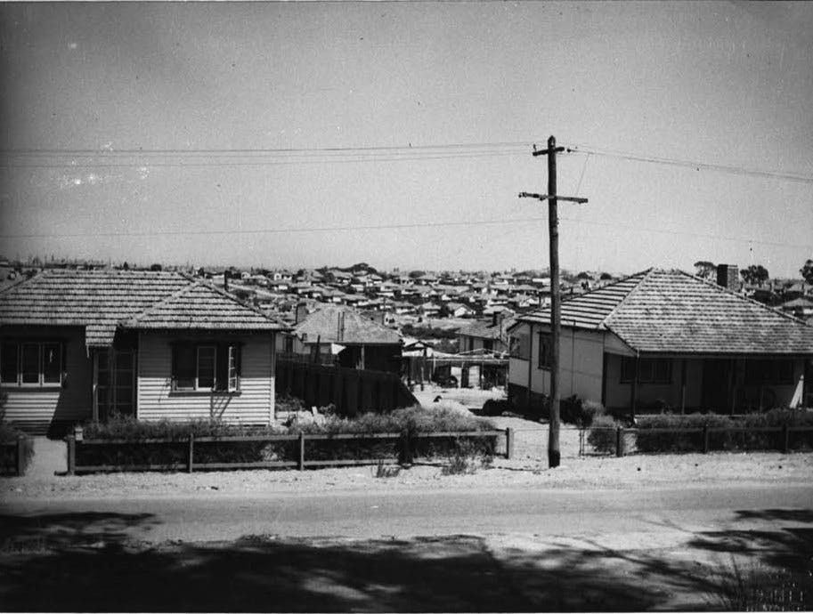 Hilton Streetscape - 1954