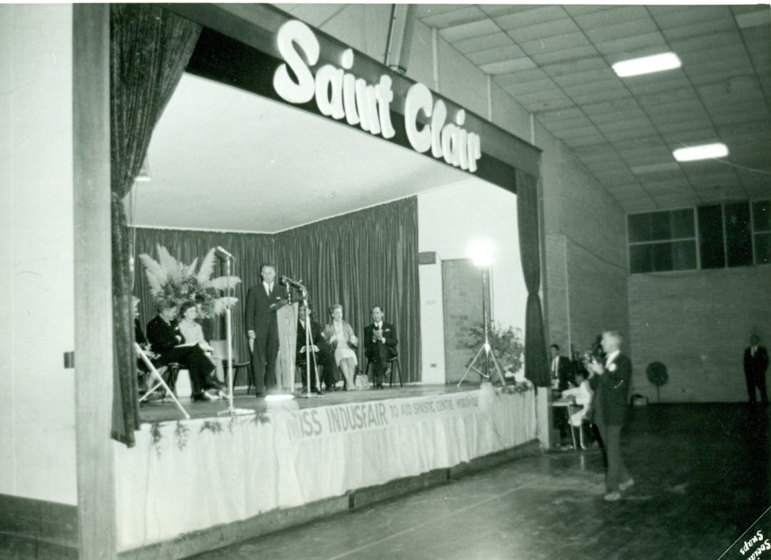 St Clair Recreation Centre, 1968 Official inspection of Indusfair 1968 by Prime Minister John Gorton.