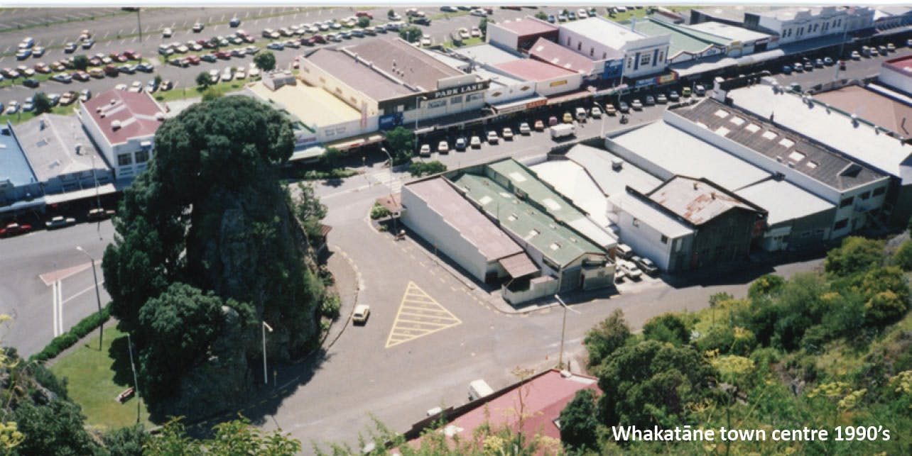 Whakatāne Town Centre 1990's
