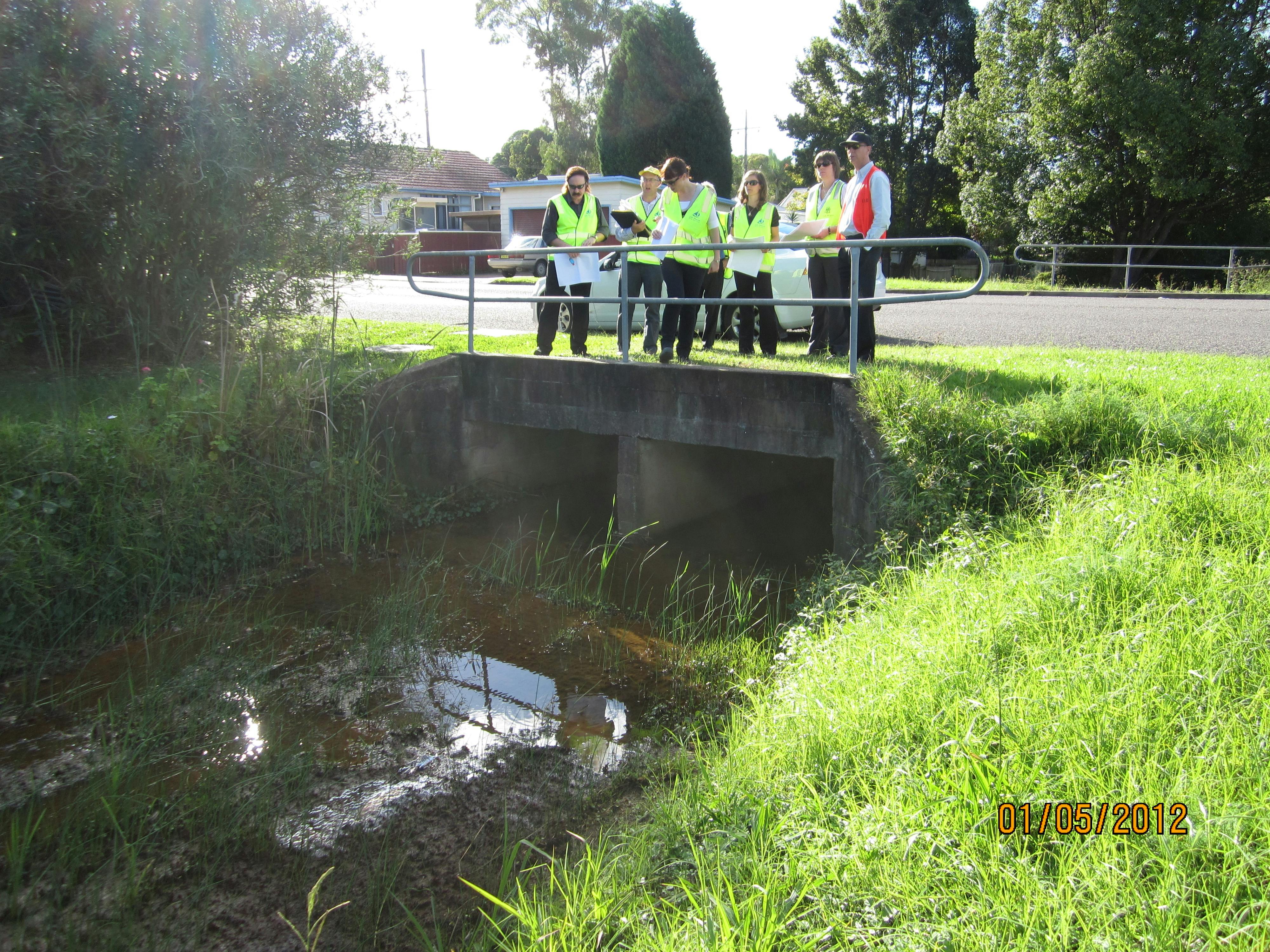 Inspection by Council, Hunter Water and WMAwater staff