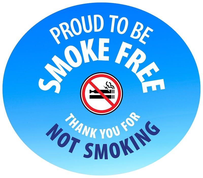 Example of Footpath Decal