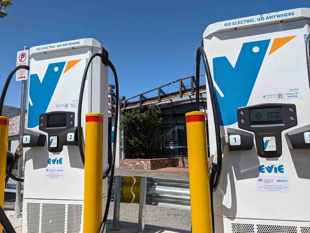 Electric Vehicle charging station at Chelmsford Road car park.