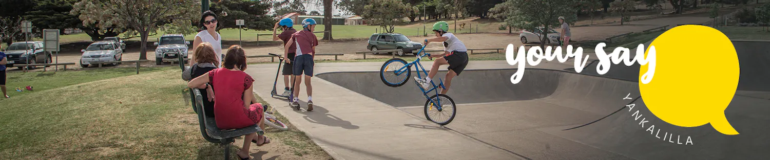 Your Say Yankalilla Banner - Skate Park