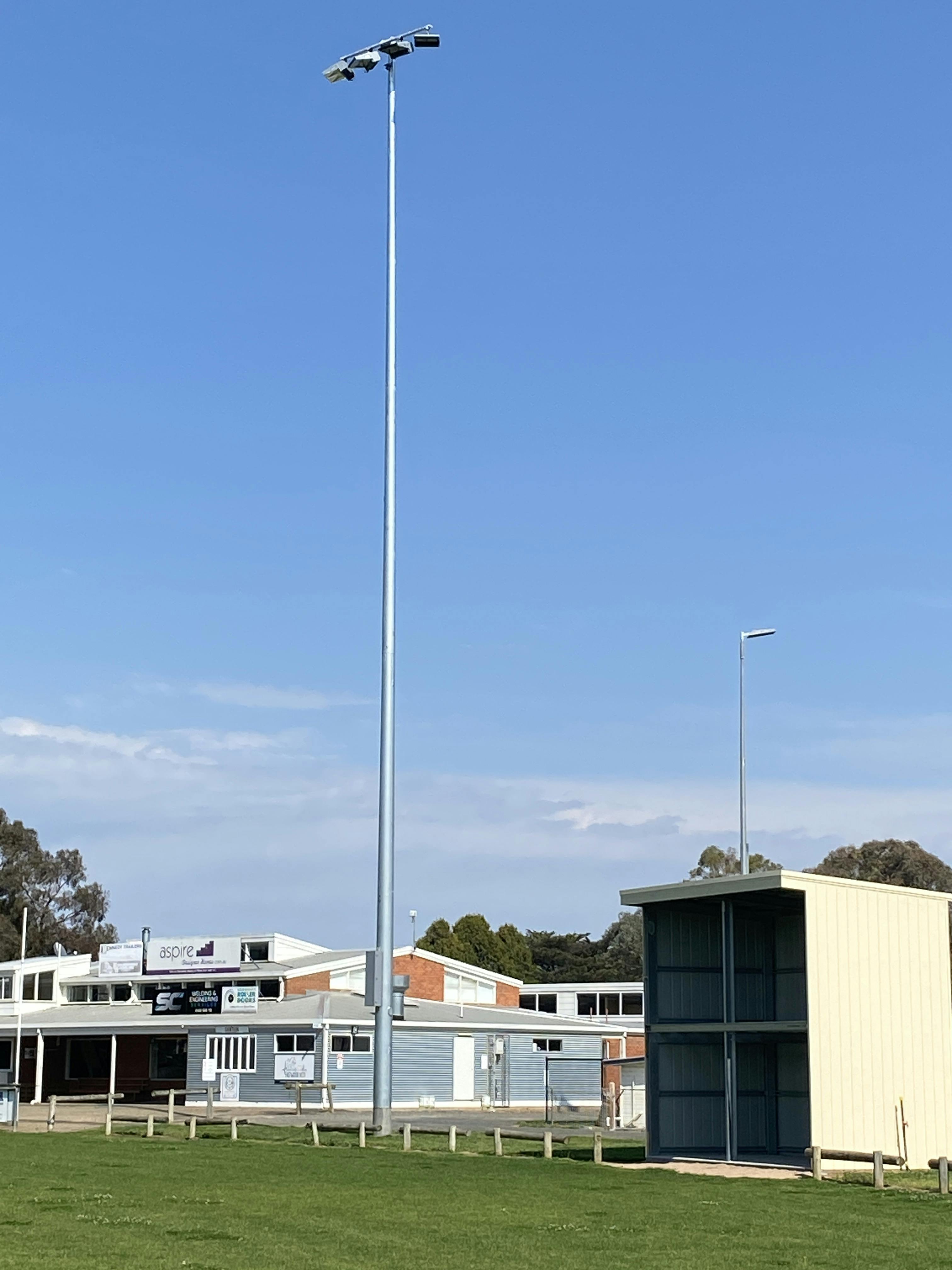 New lights installed - project complete.