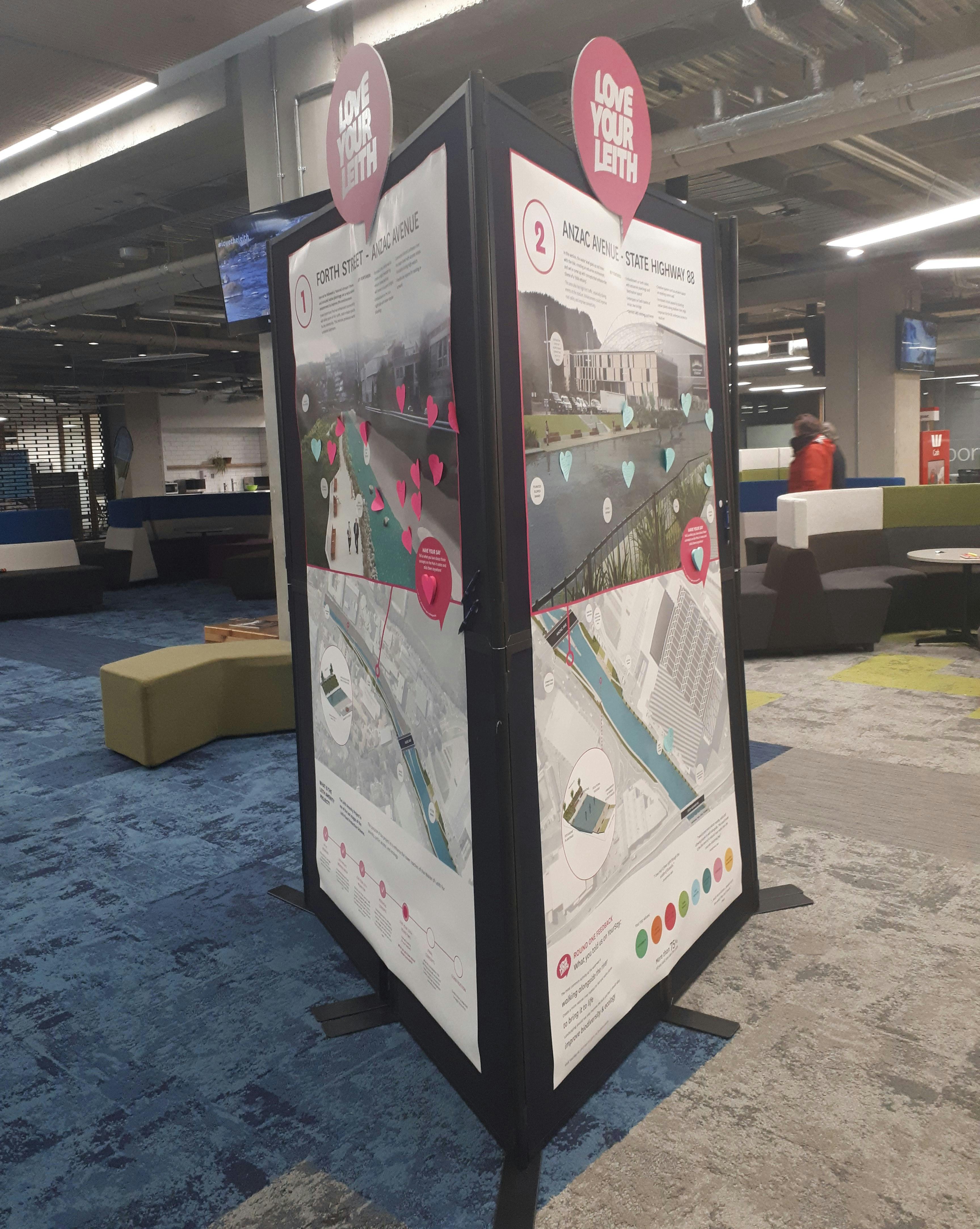 Love Your Leith Interactive Display