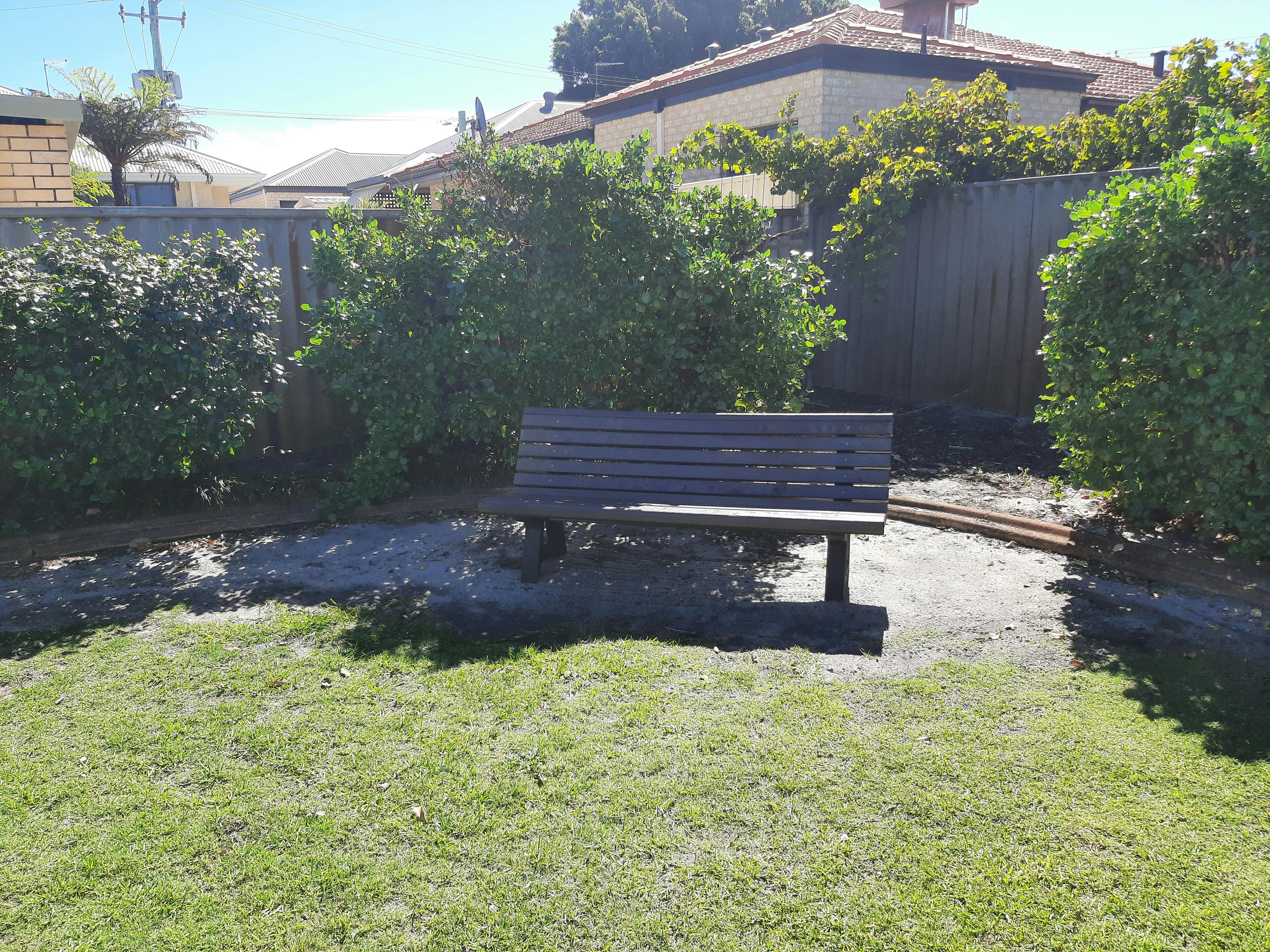 Existing bench