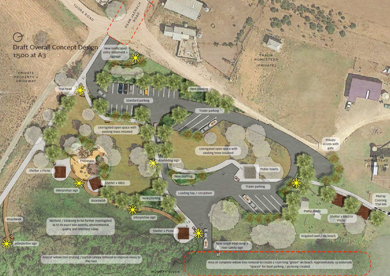 Toora Reserve Draft Overall Concept
