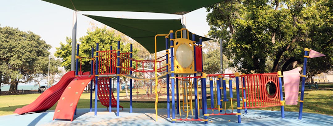Current playground that is at Walter Nesbit Park.