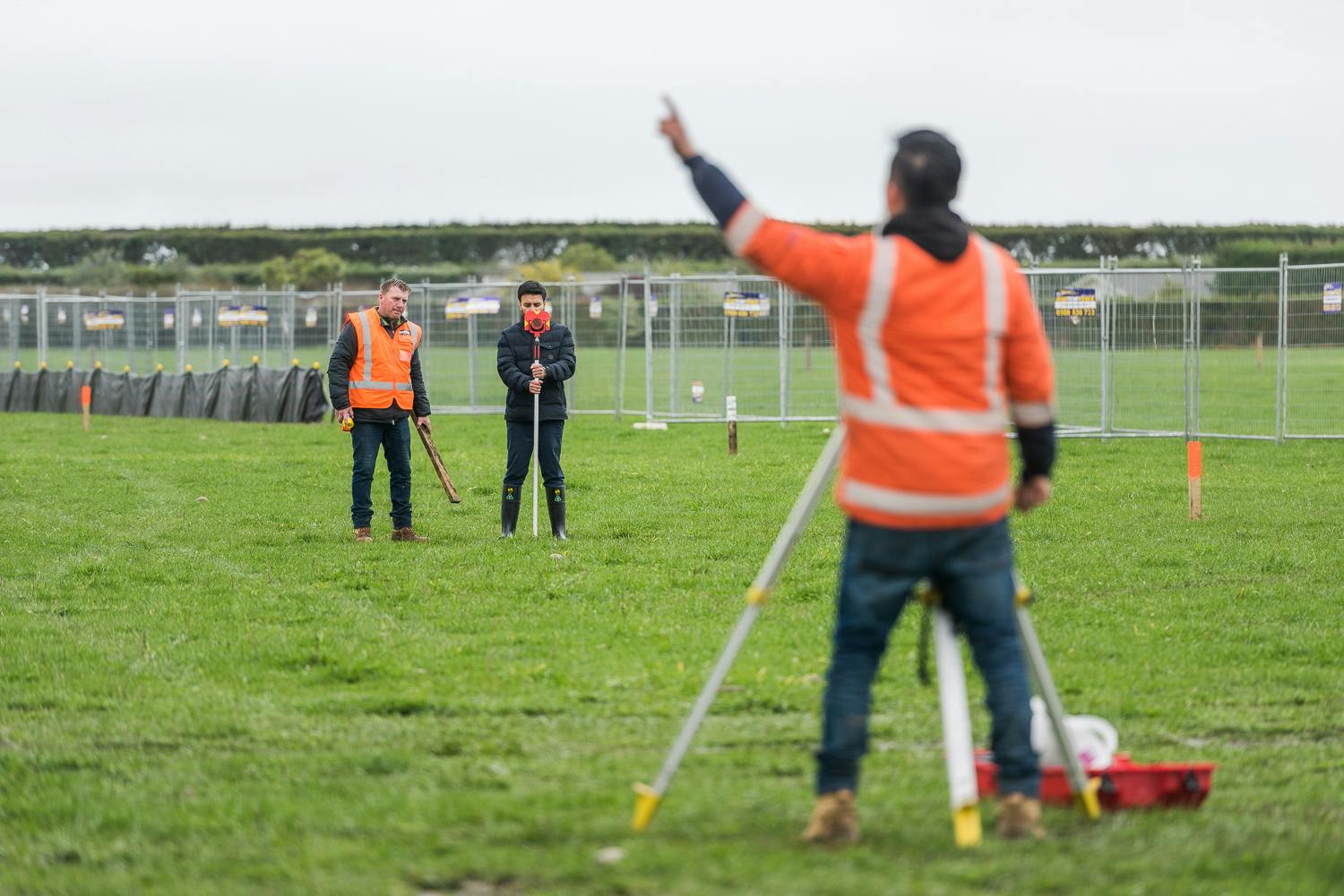 We're underway at the new Norwood grid exit point