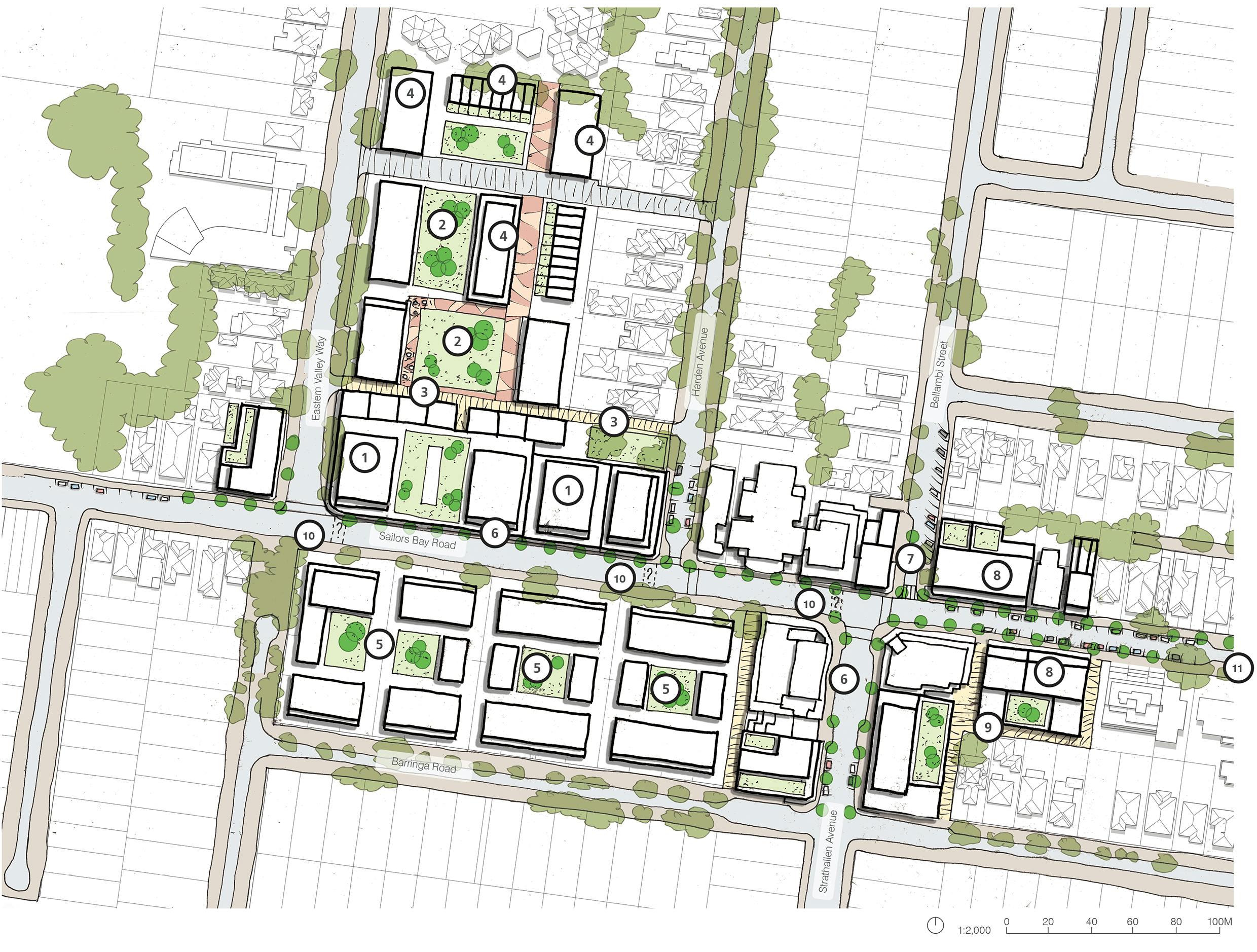 Indicative Northbridge Master Plan