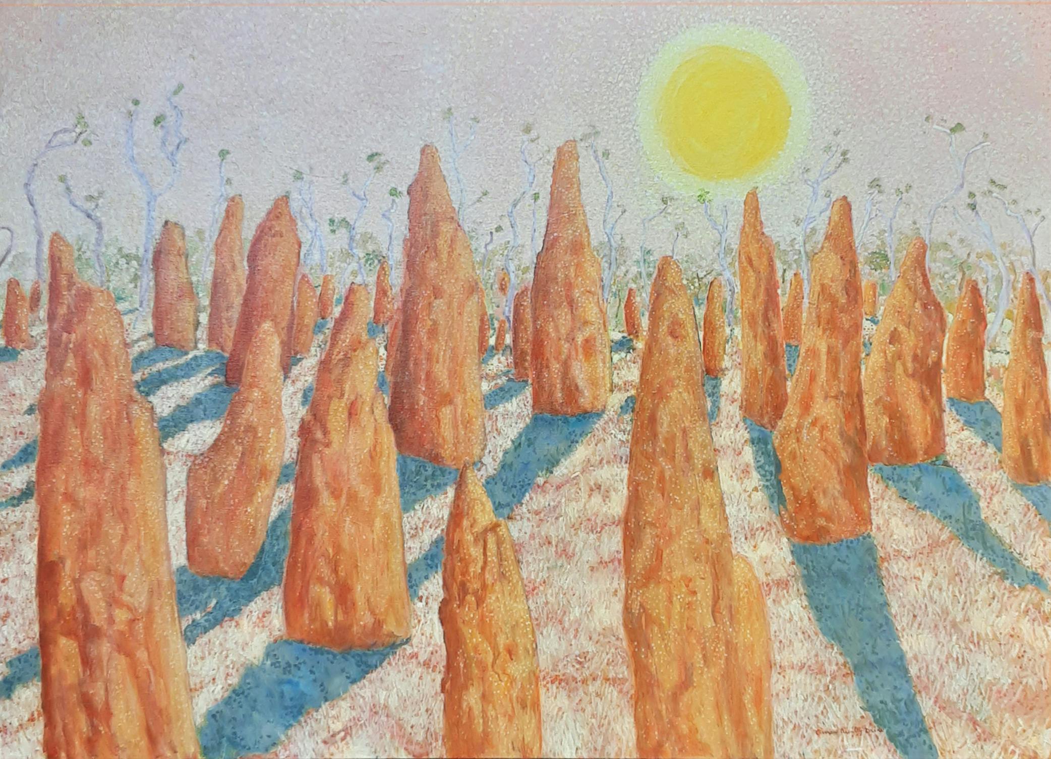 05 Carmen Beezley-Drake - Sunrise over Termite Mounds