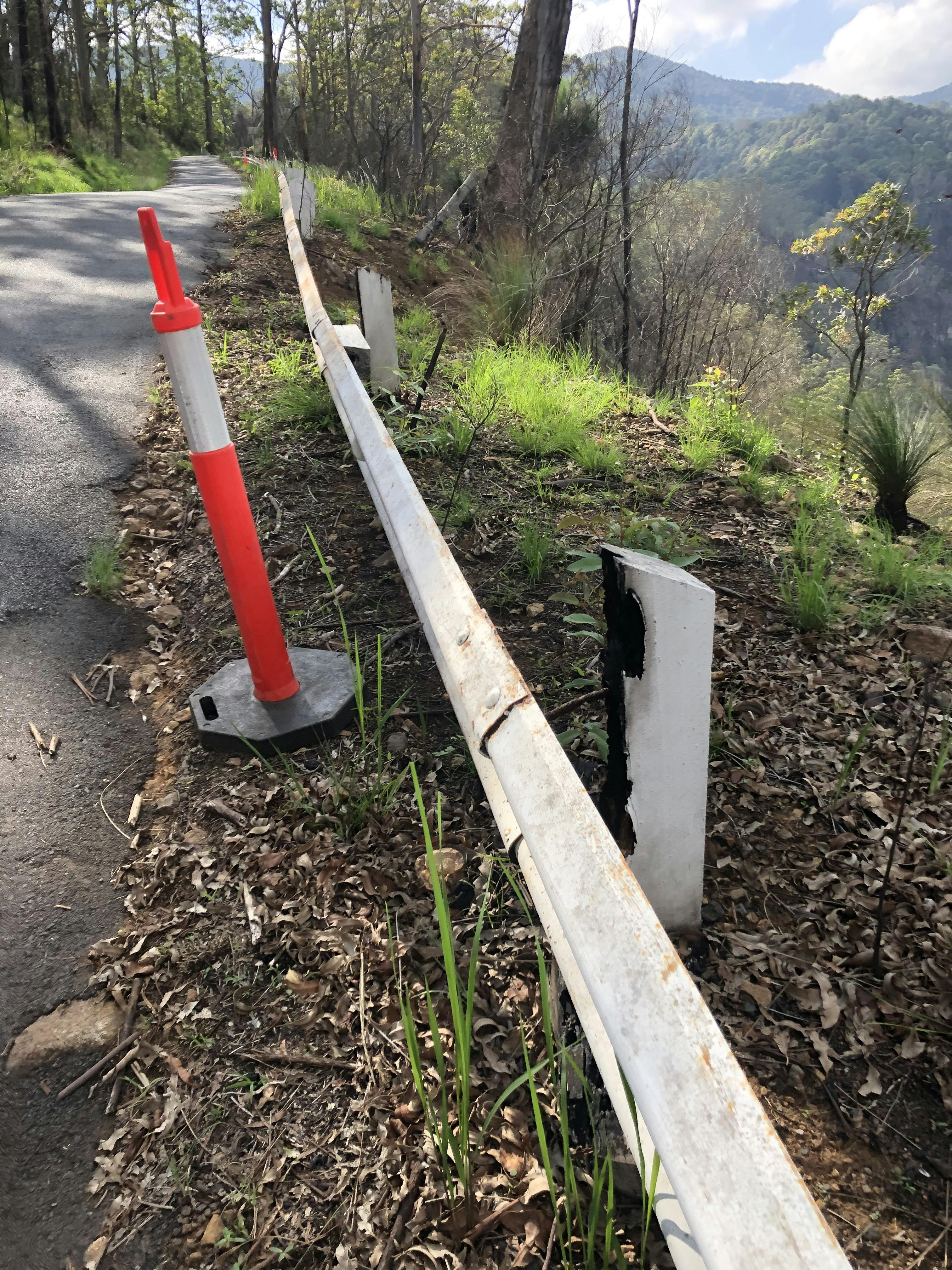 Head Road Guard Rail Replacement, Carneys Creek.JPG