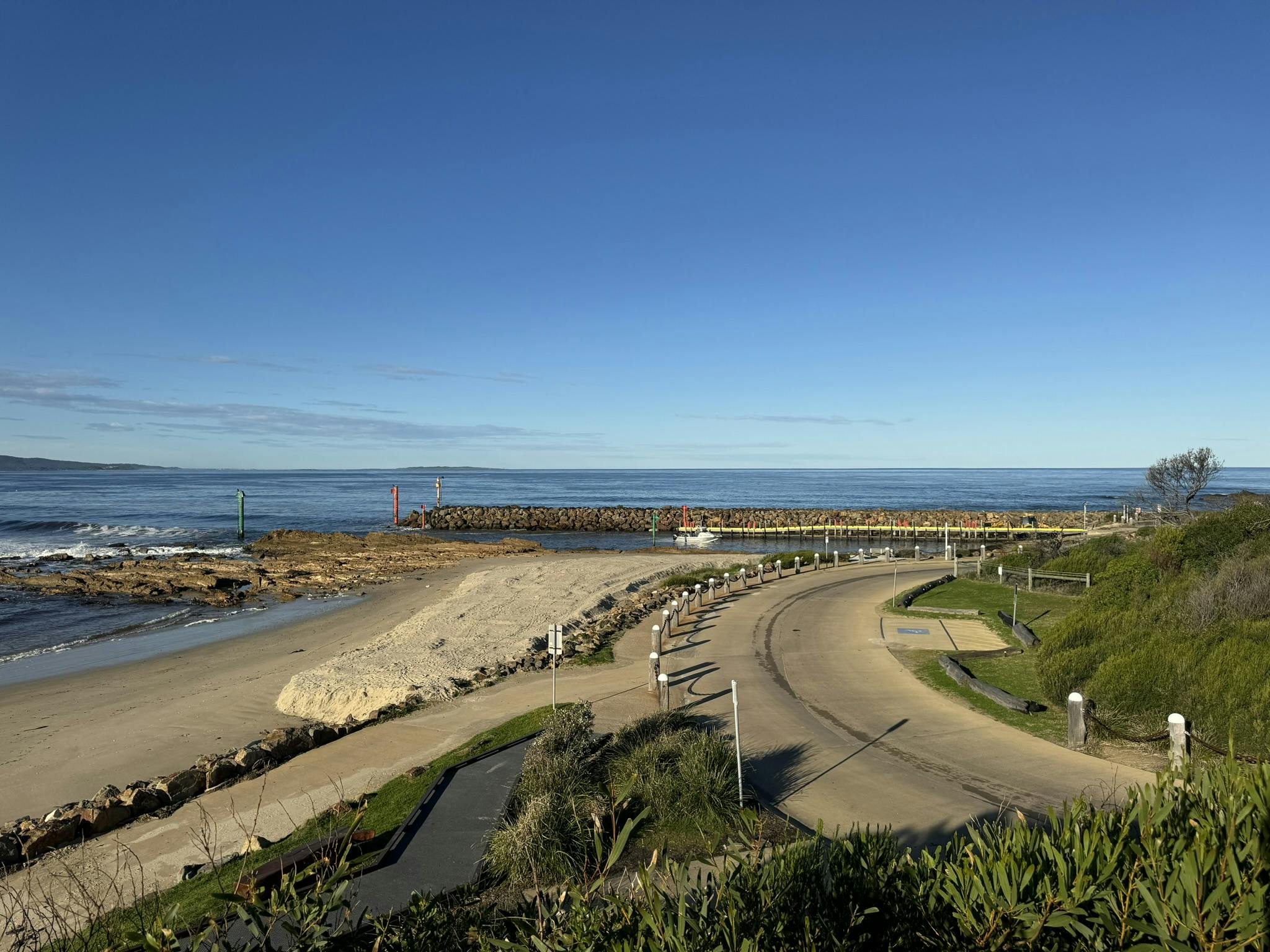 Bastion Point Groyne Wall - 22 July 2024