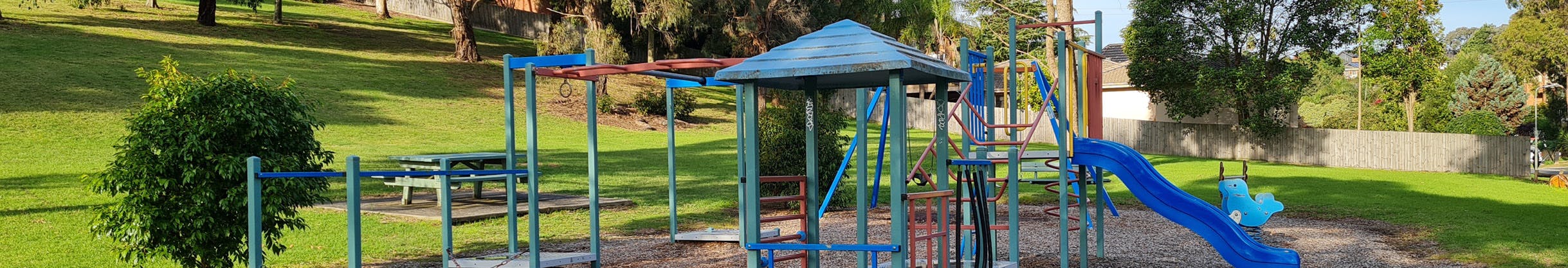 Existing play equipment at Maggs Reserve