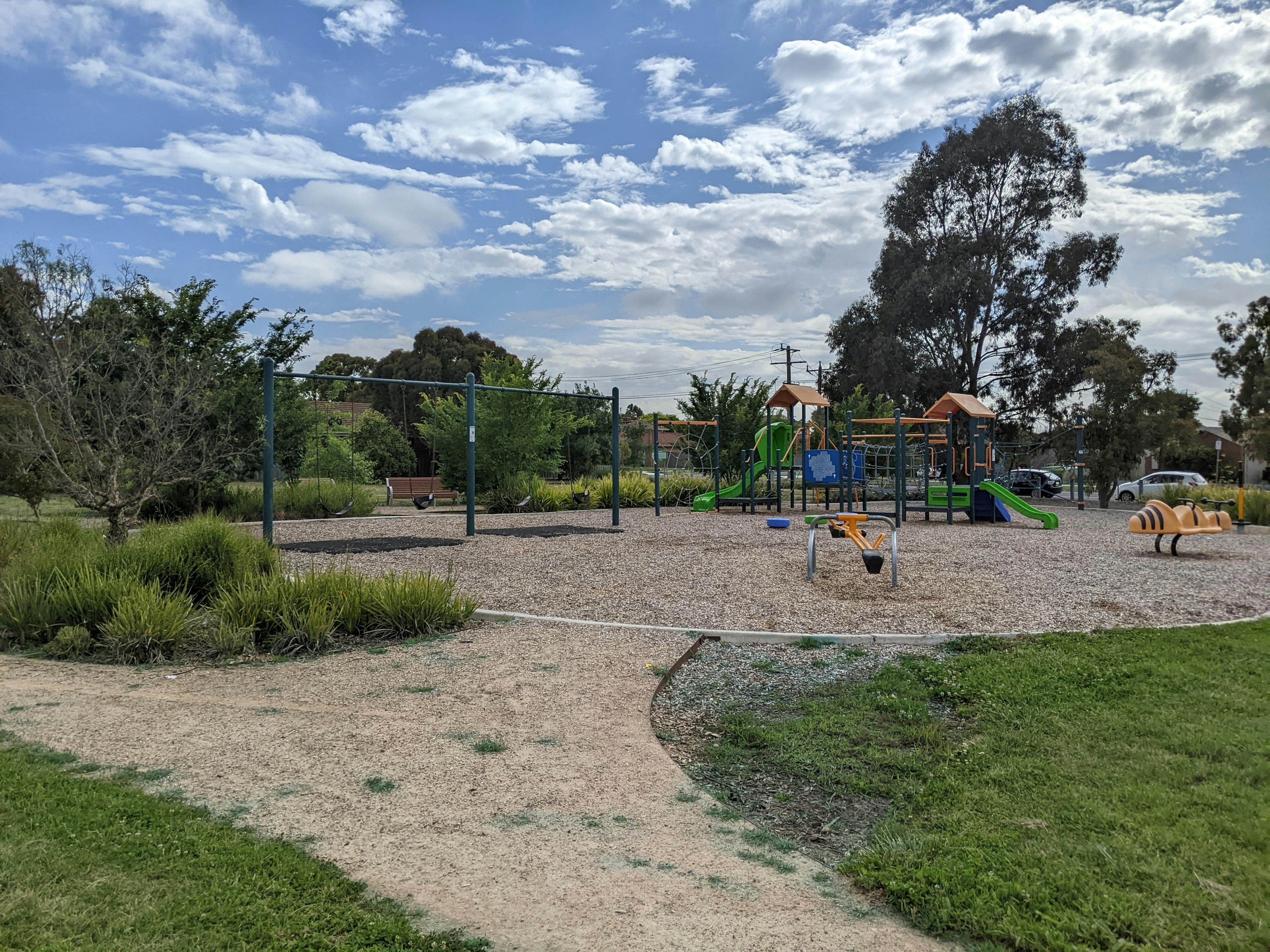 Existing play equipment
