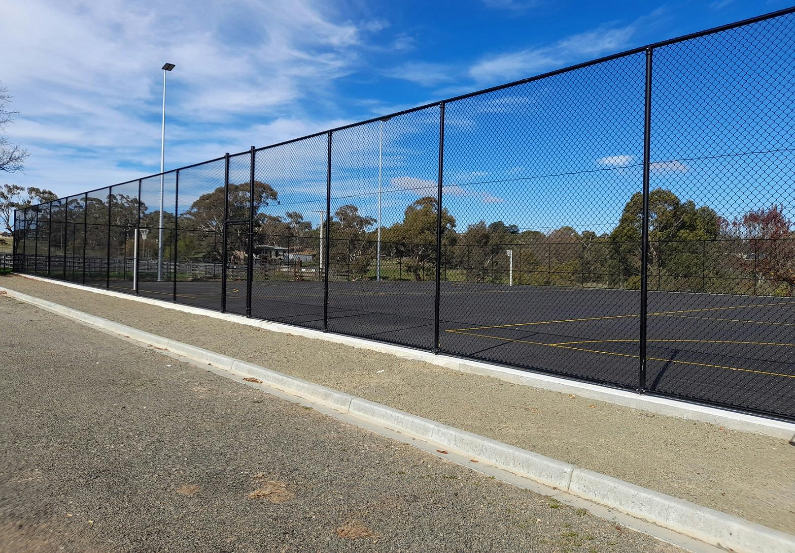 Completed netball courts - 5/05/2023  