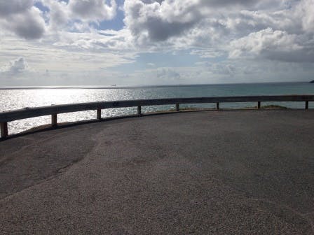 Current view from the road.