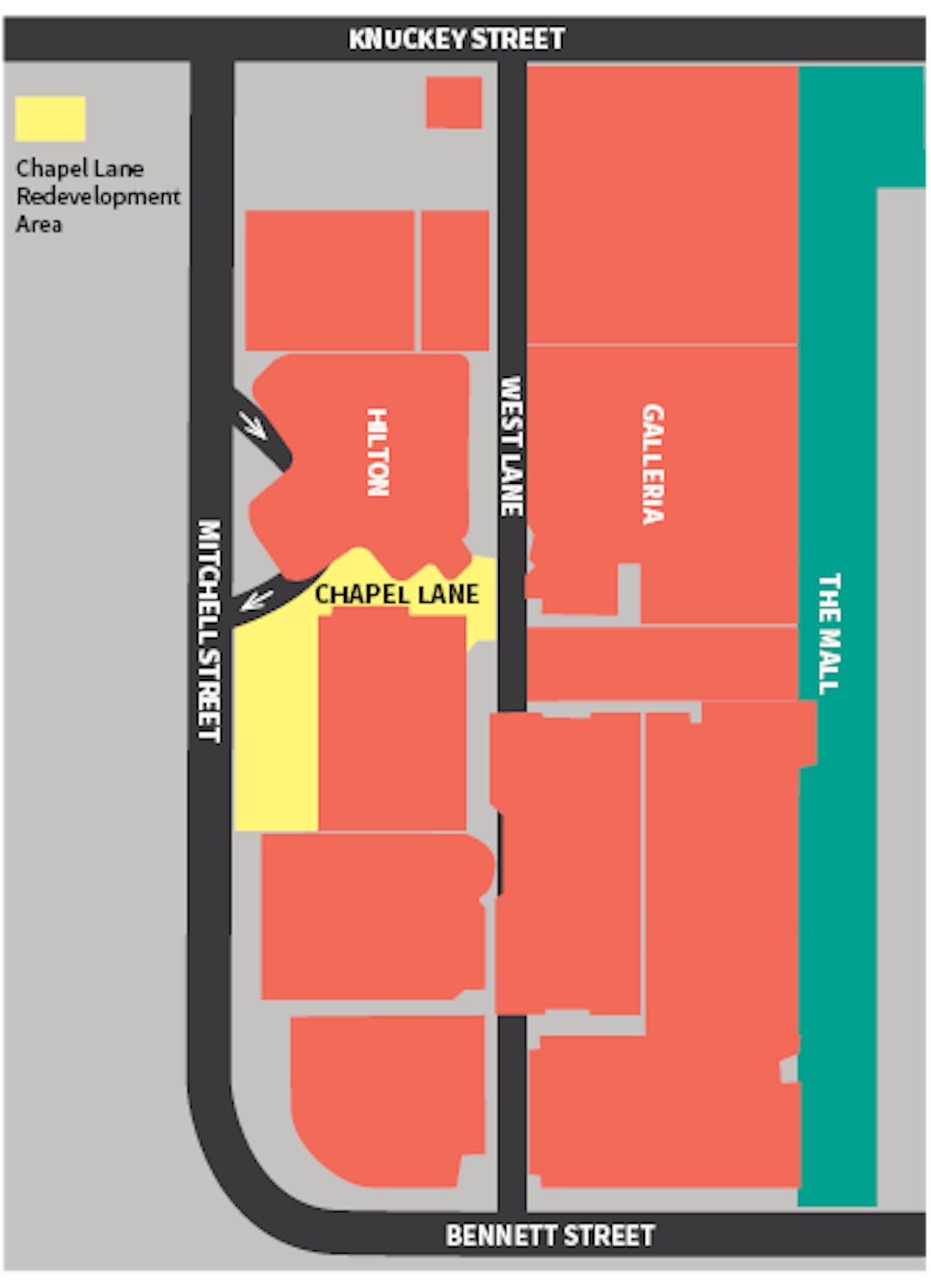 Chapel Lane Redevelopment - Map
