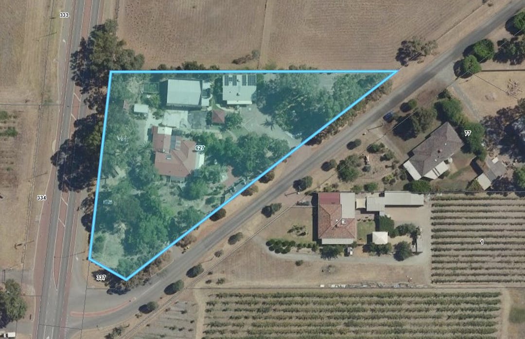 Site Location Aerial image of 268 Padbury Avenue, Herne Hill