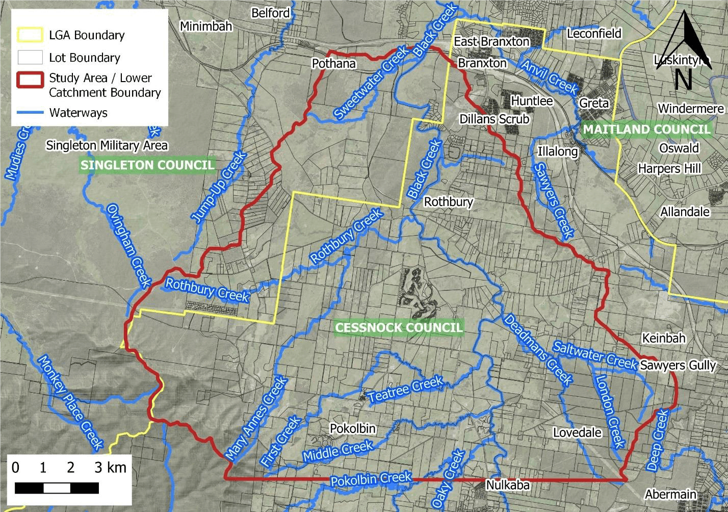 Black Creek Nulkaba to Branxton (Stage 2) Study Area