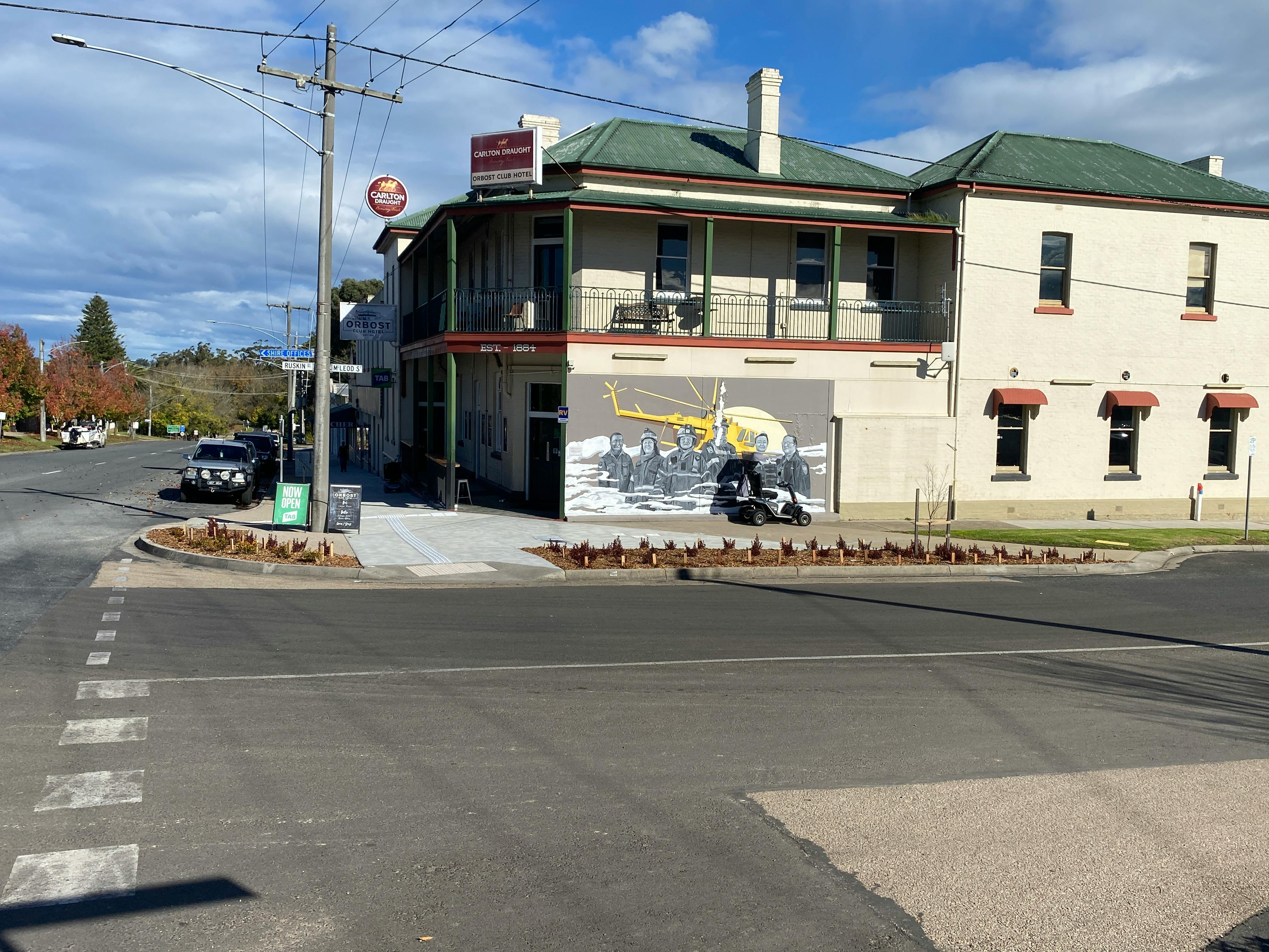 Nicholson Street Orbost - completed construction 