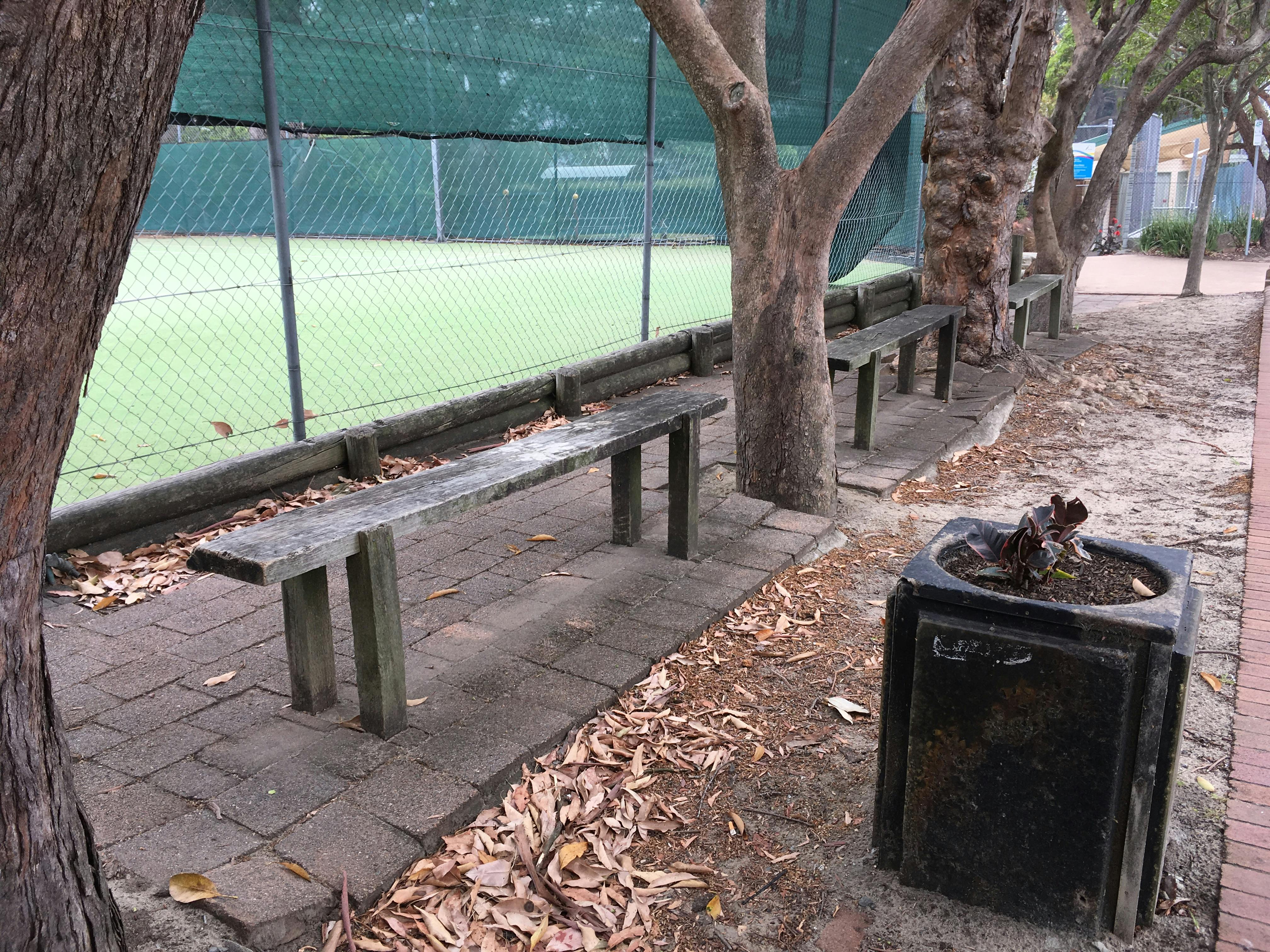 Benches near upper courts
