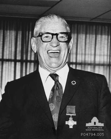 Lifesaver and WW1 vereran Jack Chalmers