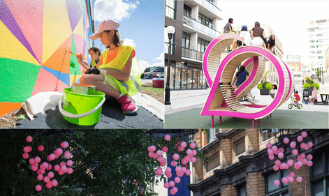 Arts and culture. For example: murals, art installations, sculpture garden or outdoor gallery.