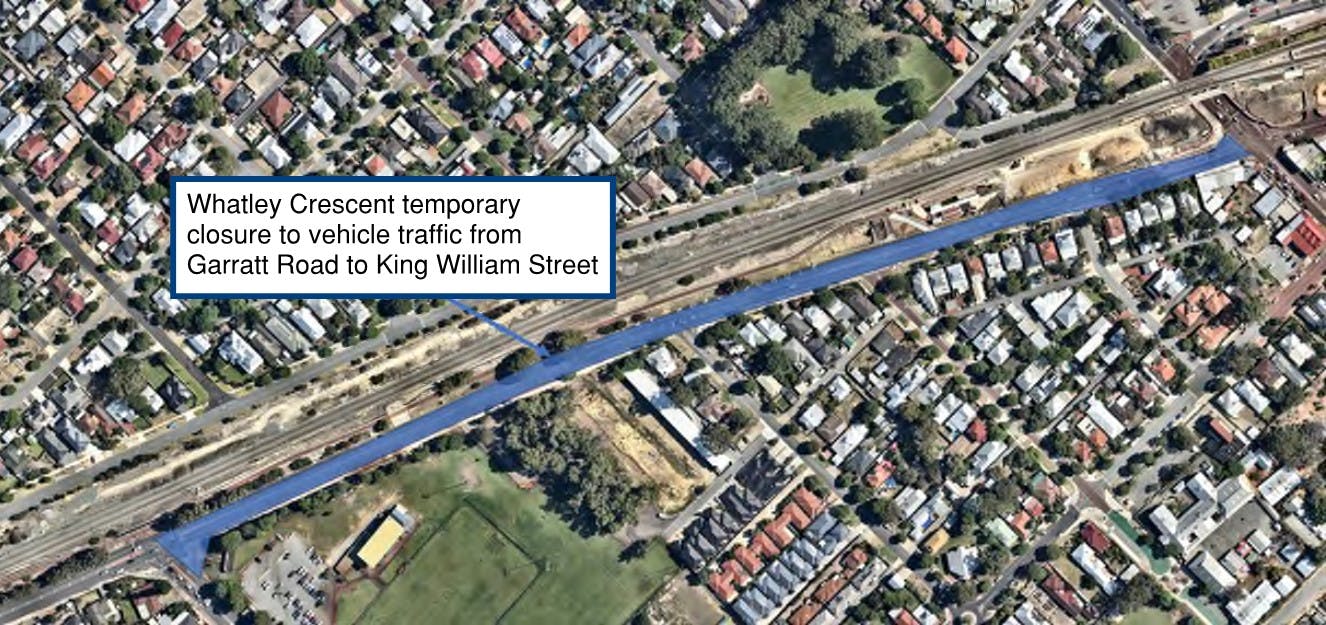 Figure 1 - Full road closure for Phase 1 works