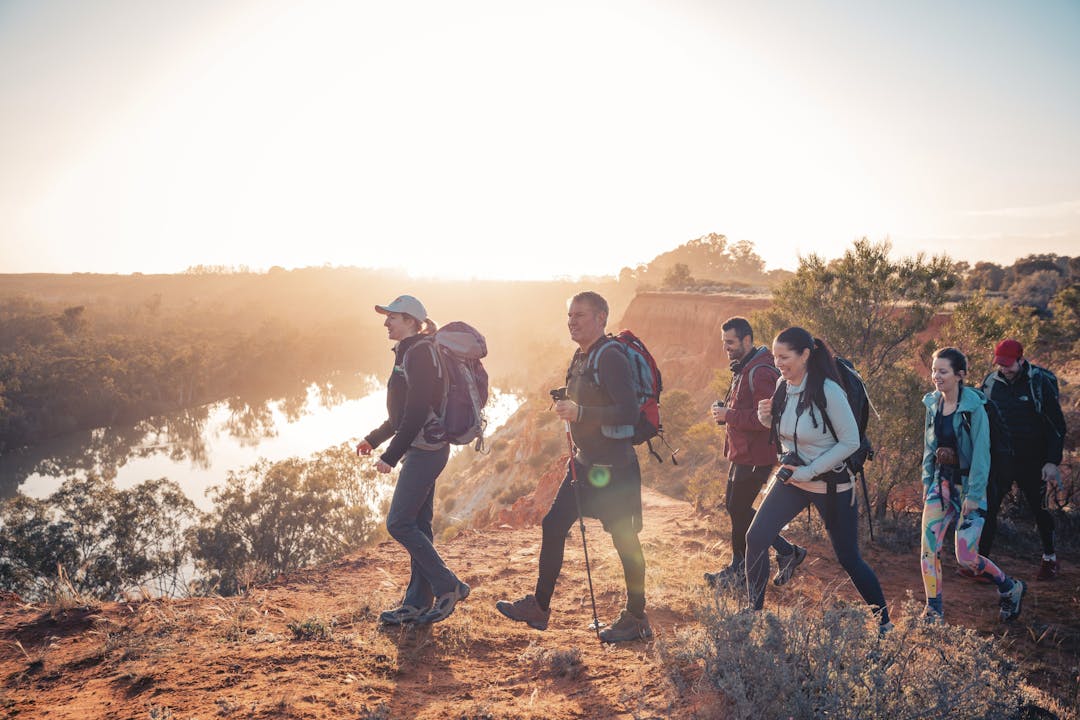 Photo courtesy of the South Australian Tourism Commission Bush walking near water