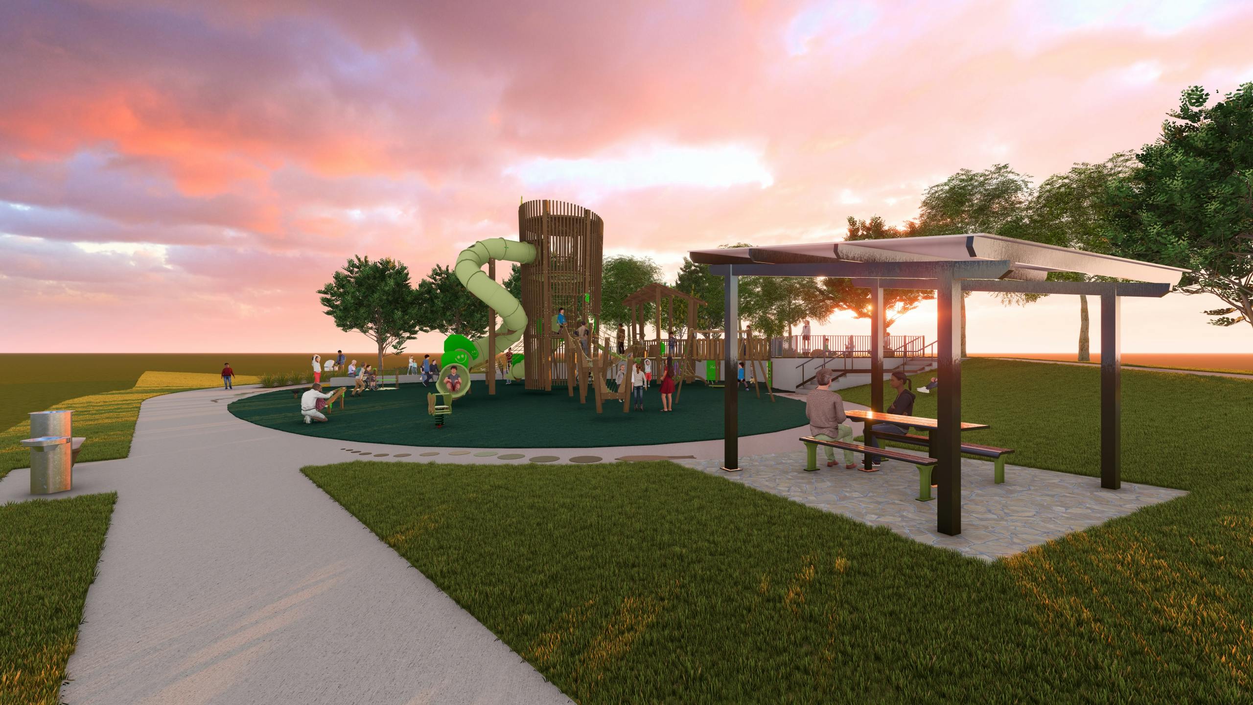 Image of all-abilities playground. *Images are for illustrative purposes only and subject to change.