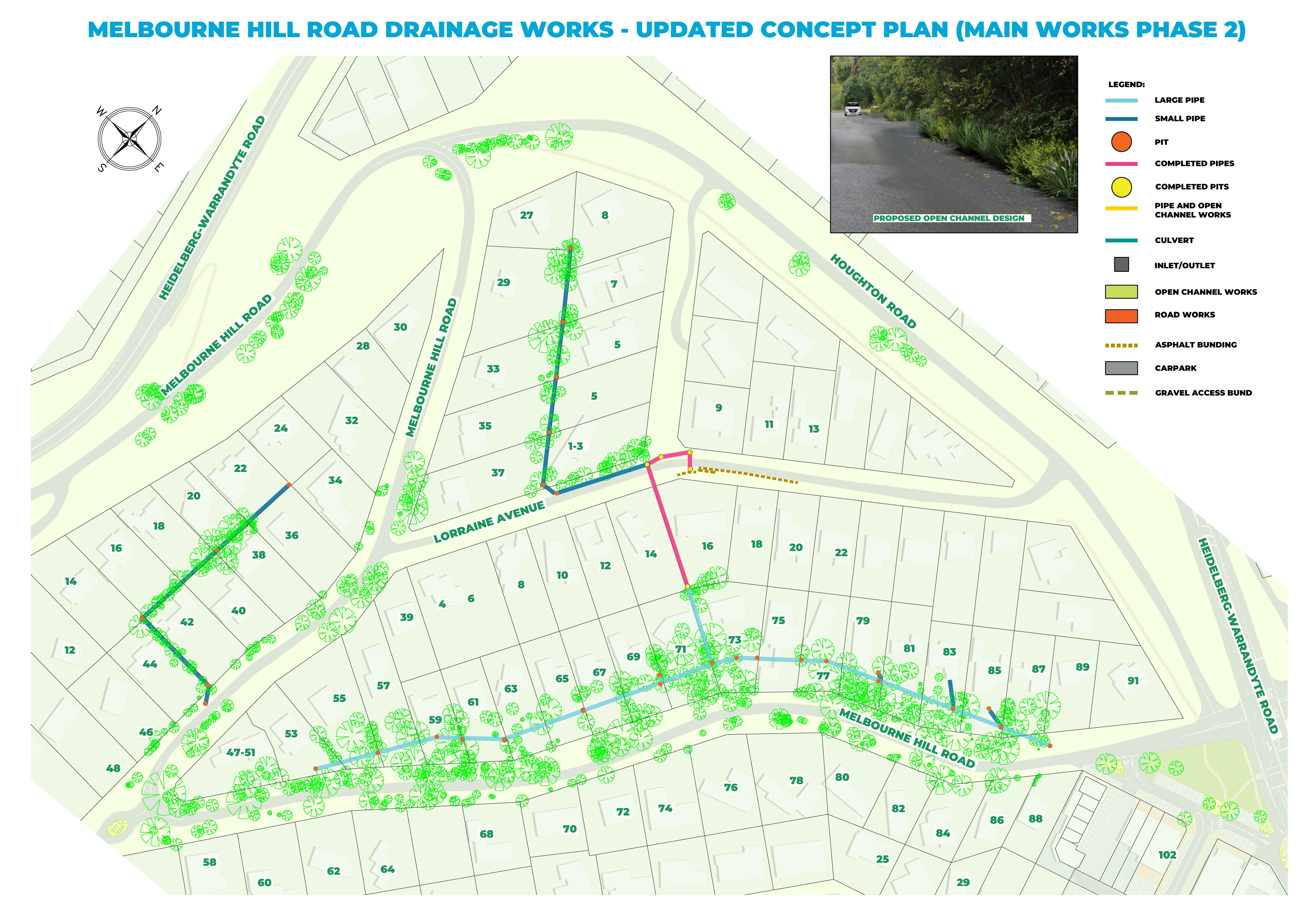 PRJ-00313 - Melbourne Hill - Drainage - Community Information - Schematic Plan - Phase 2.jpg