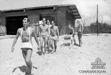 South Vietnam. 1969 Army's surf lifesaving club