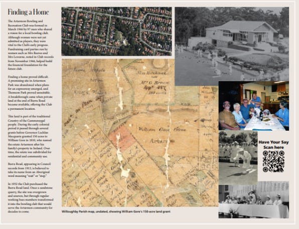 Finding a home information panel